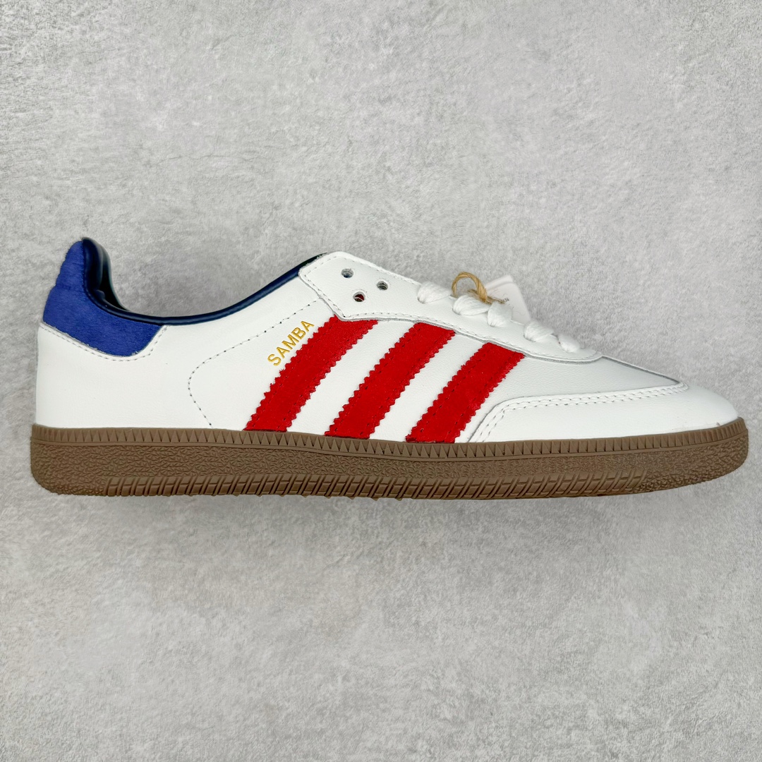 AD Original Samba OG 复古经典轻便板鞋 IH4881 这款桑巴鞋展示了高质量的工艺 带有装饰的超锁缝制和无缝的手感 柔软、柔软的皮革造型和标志性的3条纹完成了精致的外观 正规合身鞋带 鞋面上有绒面鞋垫 橡胶鞋底 享受正畸套筒软感 自50年代首次亮相以来就一直在赢得粉丝的青睐 尺码：36 36.5 37.5 38 38.5 39 40 40.5 41 42 42.5 43 44 44.5 45-选品中心