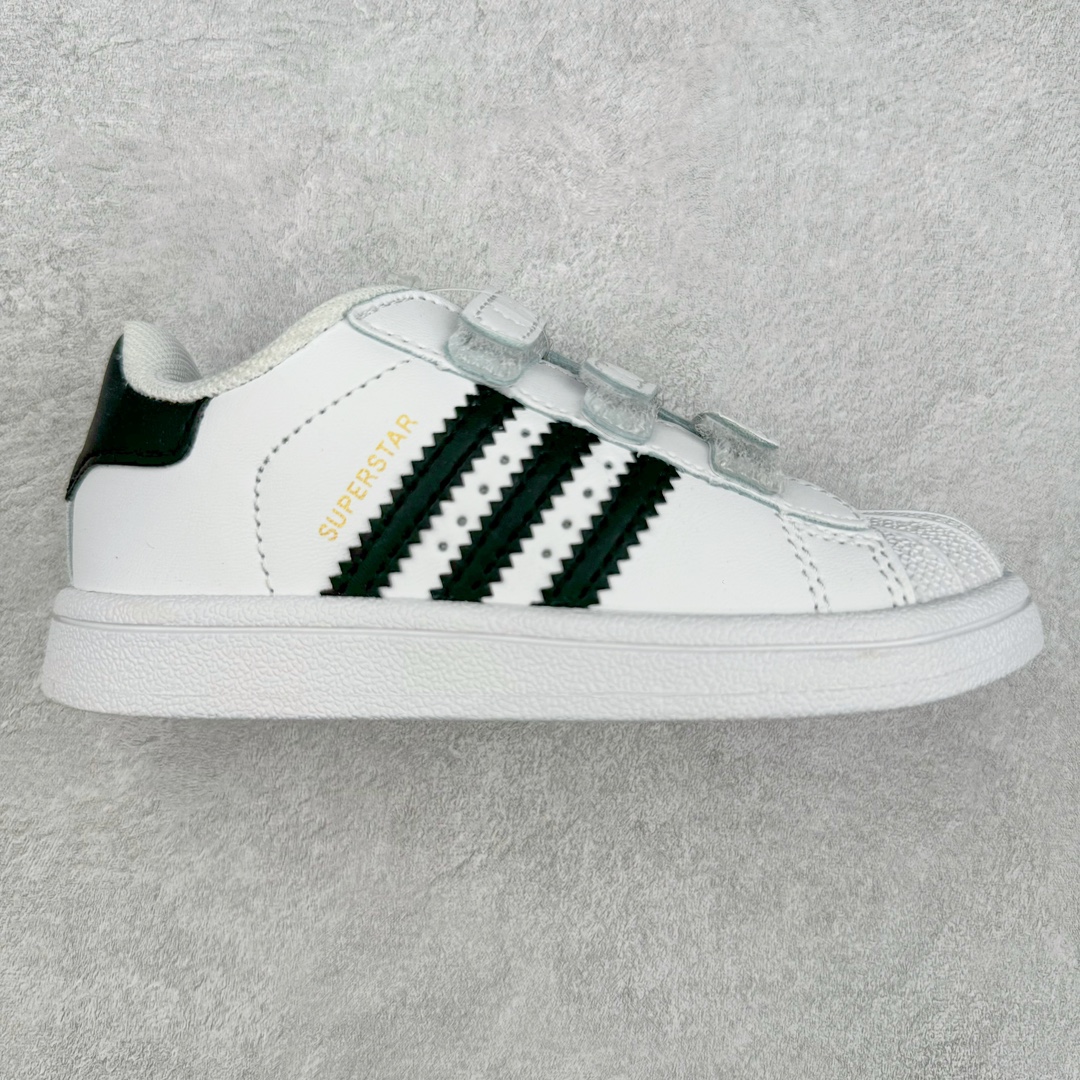 图片[8]-Adidas Superstar Foundation CF 官网同步魔术扣 贝壳头童鞋 萌娃必备 亲子套装首选金标贝壳头魔术贴童鞋 原装一体超软蓝底 脚感非凡 尺码：28 29 30 31 32 33 34 35-选品中心