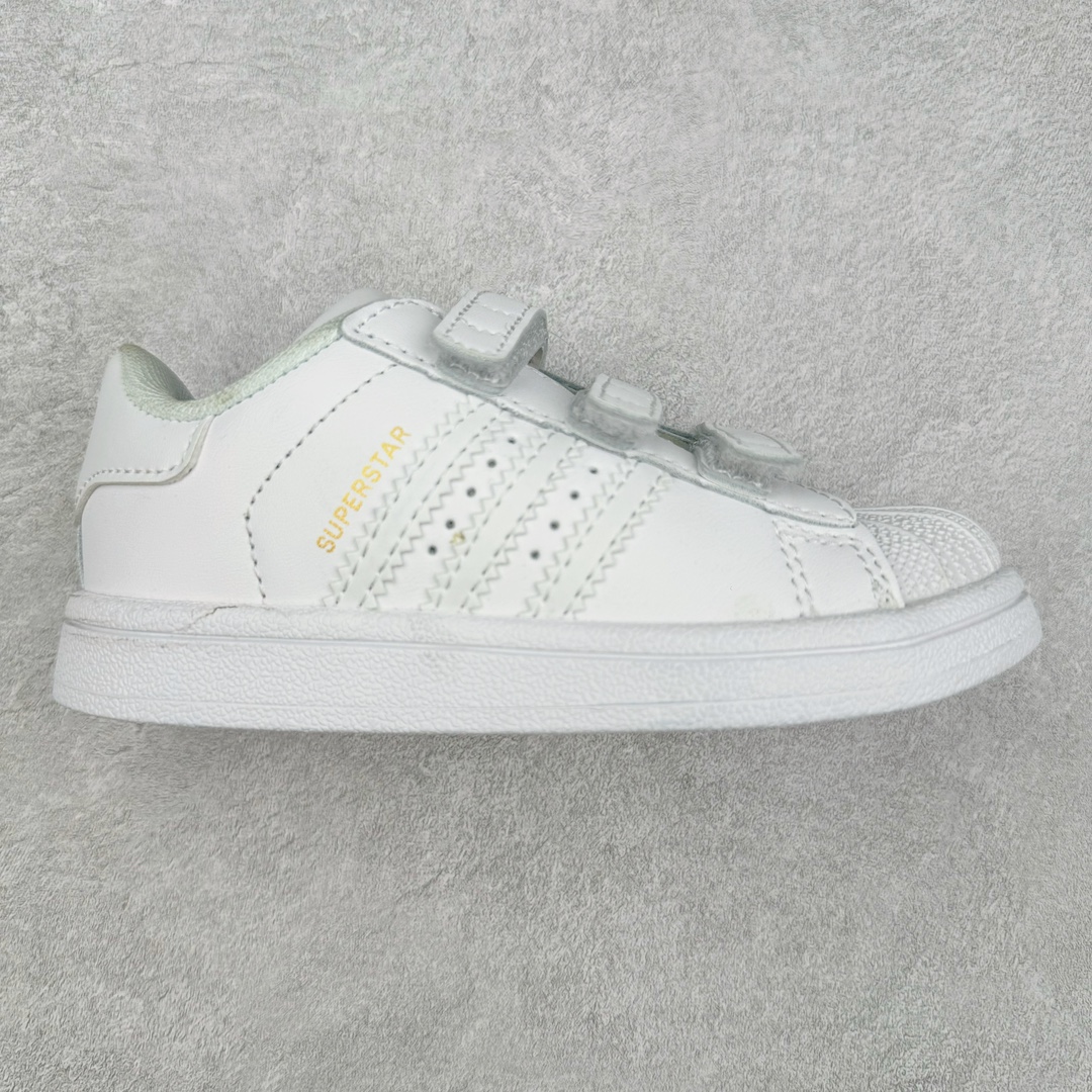 图片[9]-Adidas Superstar Foundation CF 官网同步魔术扣 贝壳头童鞋 萌娃必备 亲子套装首选金标贝壳头魔术贴童鞋 原装一体超软蓝底 脚感非凡 尺码：28 29 30 31 32 33 34 35-选品中心