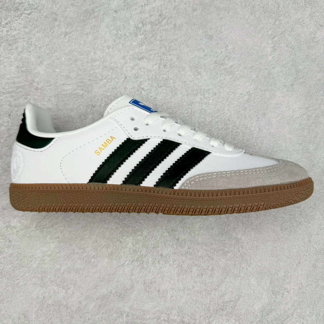 ＃福利特价 AD Original Samba OG 复古经典轻便板鞋 这款桑巴鞋展示了高质量的工艺 带有装饰的超锁缝制和无缝的手感 柔软、柔软的皮革造型和标志性的3条纹完成了精致的外观 正规合身鞋带 鞋面上有绒面鞋垫 橡胶鞋底 享受正畸套筒软感 自50年代首次亮相以来就一直在赢得粉丝的青睐 尺码：36 36.5 37 38 38.5 39 40 40.5 41 42 42.5 43 44 44.5 45-选品中心