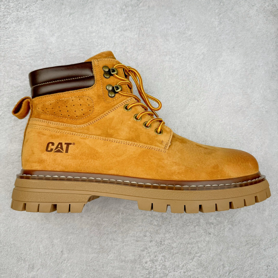 ＃特价福利 CAT卡特 硬汉推土机品牌经典百搭户外休闲大黄靴系列 广东大厂品质 24ss秋冬新款 常年主打 时尚潮流搭配 面料釆用意大利进口磨砂牛皮 全鞋真牛皮材料 大底到五金都是代工厂原材料制作 好货不杀猪 首单质量严格把控 全套官网统一包装 今年冬季防寒户外专用 日常随意搭配 型男必备 尺码：38 39 40 41 42 43 44 (偏大一码)-选品中心