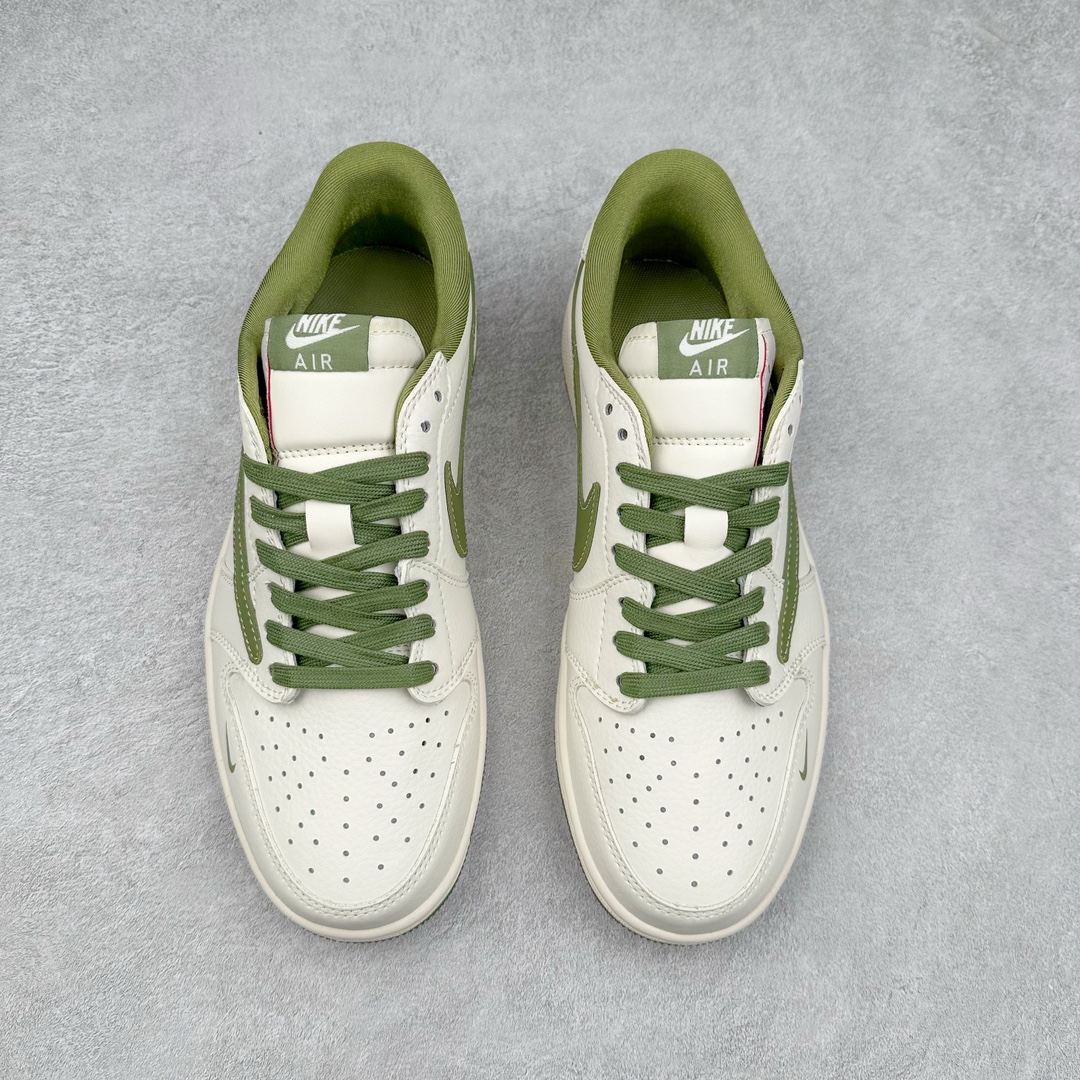 图片[2]-TS x Air Jordan AJ1 Low 倒钩低帮联名定制配色 XZ1168-002 原厂内置气垫魔块 A模大底 头层小牛皮 鞋舌AJ原厂专用牛津布+AJ专用反口珍珠布+原厂无杂质高弹内里海棉+特殊封边弹力鞋带 尺码：36 36.5 37.5 38 38.5 39 40 40.5 41 42 42.5 43 44 44.5 45 46 47.5-选品中心