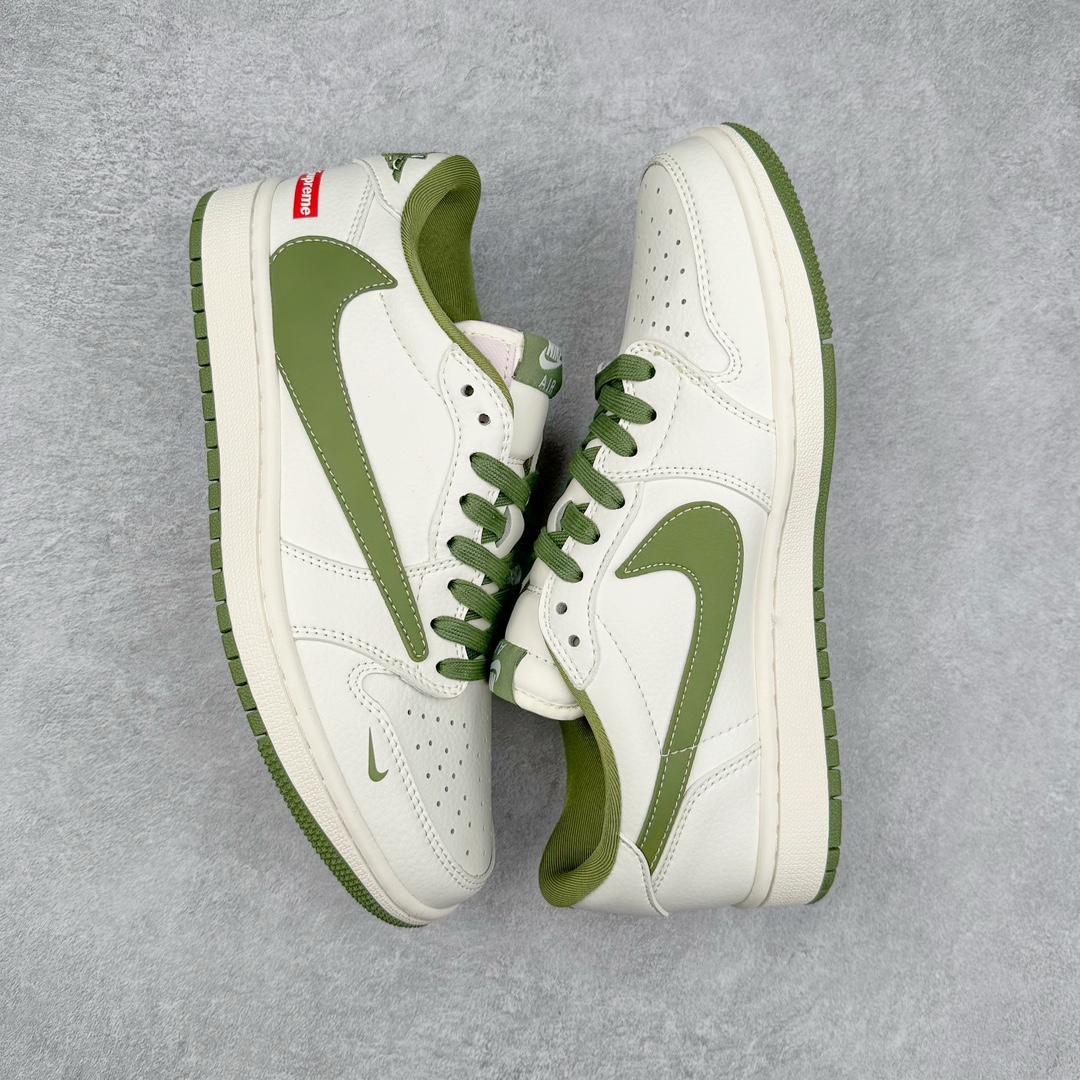 图片[3]-TS x Air Jordan AJ1 Low 倒钩低帮联名定制配色 XZ1168-002 原厂内置气垫魔块 A模大底 头层小牛皮 鞋舌AJ原厂专用牛津布+AJ专用反口珍珠布+原厂无杂质高弹内里海棉+特殊封边弹力鞋带 尺码：36 36.5 37.5 38 38.5 39 40 40.5 41 42 42.5 43 44 44.5 45 46 47.5-选品中心