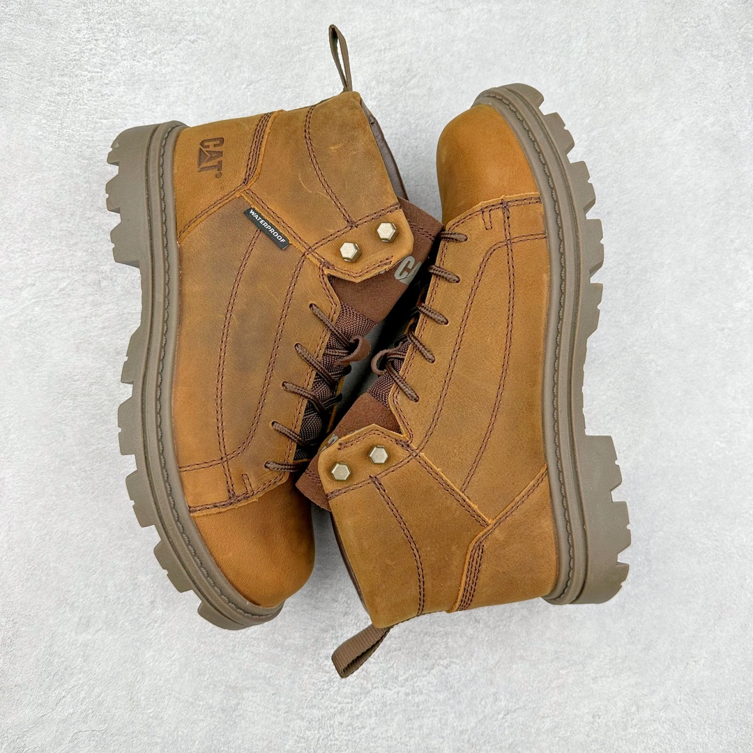 图片[3]-＃特价福利 CAT卡特 硬汉推土机品牌经典百搭户外休闲大黄靴系列 广东大厂品质 24ss秋冬新款 常年主打 时尚潮流搭配 面料釆用意大利进口磨砂牛皮 全鞋真牛皮材料 大底到五金都是代工厂原材料制作 好货不杀猪 首单质量严格把控 全套官网统一包装 今年冬季防寒户外专用 日常随意搭配 型男必备 尺码：38 39 40 41 42 43 44 (偏大一码)-选品中心