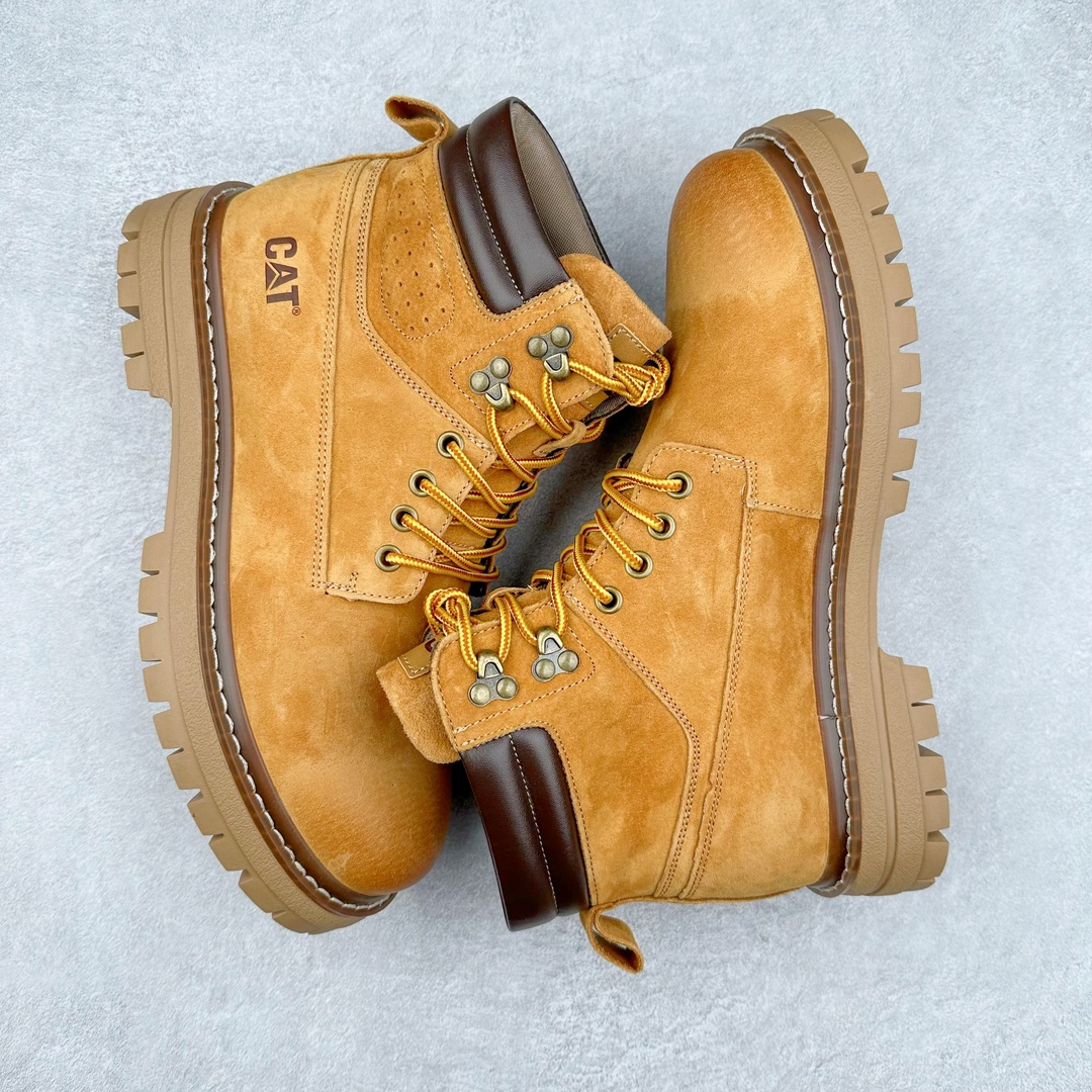 图片[3]-＃特价福利 CAT卡特 硬汉推土机品牌经典百搭户外休闲大黄靴系列 广东大厂品质 24ss秋冬新款 常年主打 时尚潮流搭配 面料釆用意大利进口磨砂牛皮 全鞋真牛皮材料 大底到五金都是代工厂原材料制作 好货不杀猪 首单质量严格把控 全套官网统一包装 今年冬季防寒户外专用 日常随意搭配 型男必备 尺码：38 39 40 41 42 43 44 (偏大一码)-选品中心