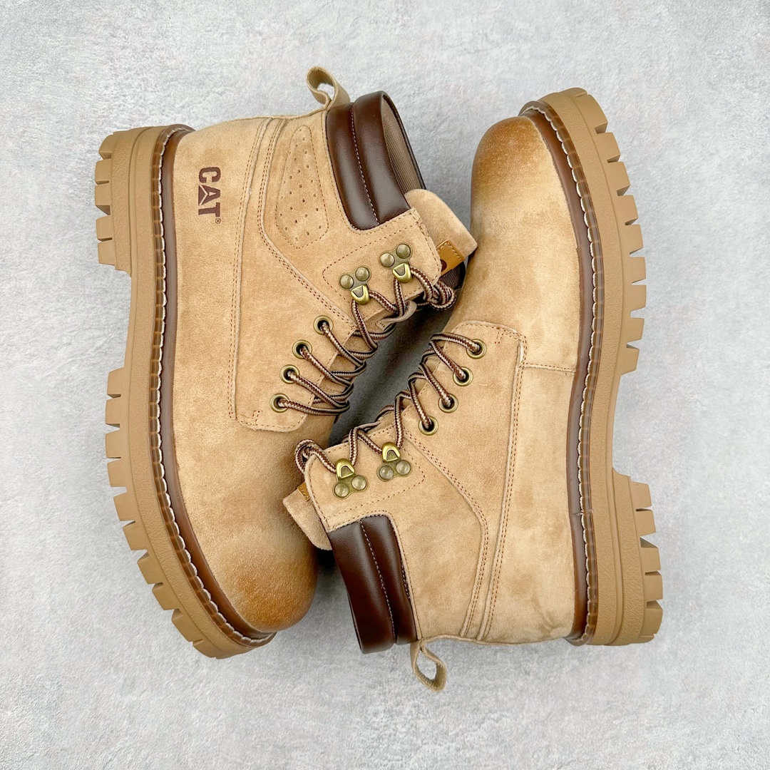 图片[3]-＃特价福利 CAT卡特 硬汉推土机品牌经典百搭户外休闲大黄靴系列 广东大厂品质 24ss秋冬新款 常年主打 时尚潮流搭配 面料釆用意大利进口磨砂牛皮 全鞋真牛皮材料 大底到五金都是代工厂原材料制作 好货不杀猪 首单质量严格把控 全套官网统一包装 今年冬季防寒户外专用 日常随意搭配 型男必备 尺码：38 39 40 41 42 43 44 (偏大一码)-选品中心