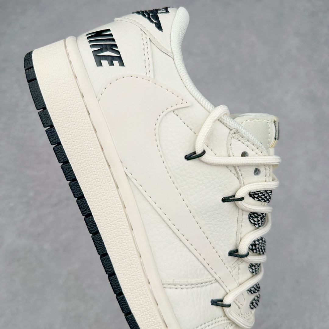 图片[6]-TS x Air Jordan AJ1 Low 倒钩低帮联名定制配色SJ0086-135 原厂内置气垫魔块 A模大底 头层小牛皮 鞋舌AJ原厂专用牛津布+AJ专用反口珍珠布+原厂无杂质高弹内里海棉+特殊封边弹力鞋带 尺码：36 36.5 37.5 38 38.5 39 40 40.5 41 42 42.5 43 44 44.5 45 46 47.5-选品中心