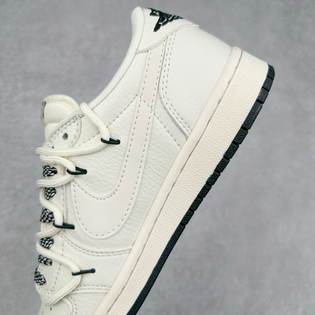 图片[7]-TS x Air Jordan AJ1 Low 倒钩低帮联名定制配色SJ0086-135 原厂内置气垫魔块 A模大底 头层小牛皮 鞋舌AJ原厂专用牛津布+AJ专用反口珍珠布+原厂无杂质高弹内里海棉+特殊封边弹力鞋带 尺码：36 36.5 37.5 38 38.5 39 40 40.5 41 42 42.5 43 44 44.5 45 46 47.5-选品中心