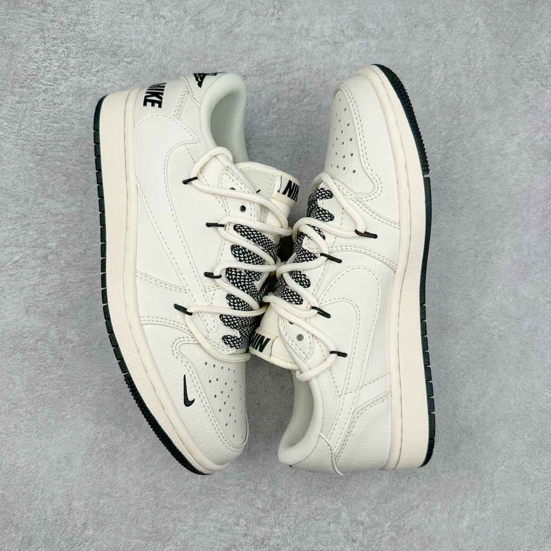 图片[3]-TS x Air Jordan AJ1 Low 倒钩低帮联名定制配色SJ0086-135 原厂内置气垫魔块 A模大底 头层小牛皮 鞋舌AJ原厂专用牛津布+AJ专用反口珍珠布+原厂无杂质高弹内里海棉+特殊封边弹力鞋带 尺码：36 36.5 37.5 38 38.5 39 40 40.5 41 42 42.5 43 44 44.5 45 46 47.5-选品中心