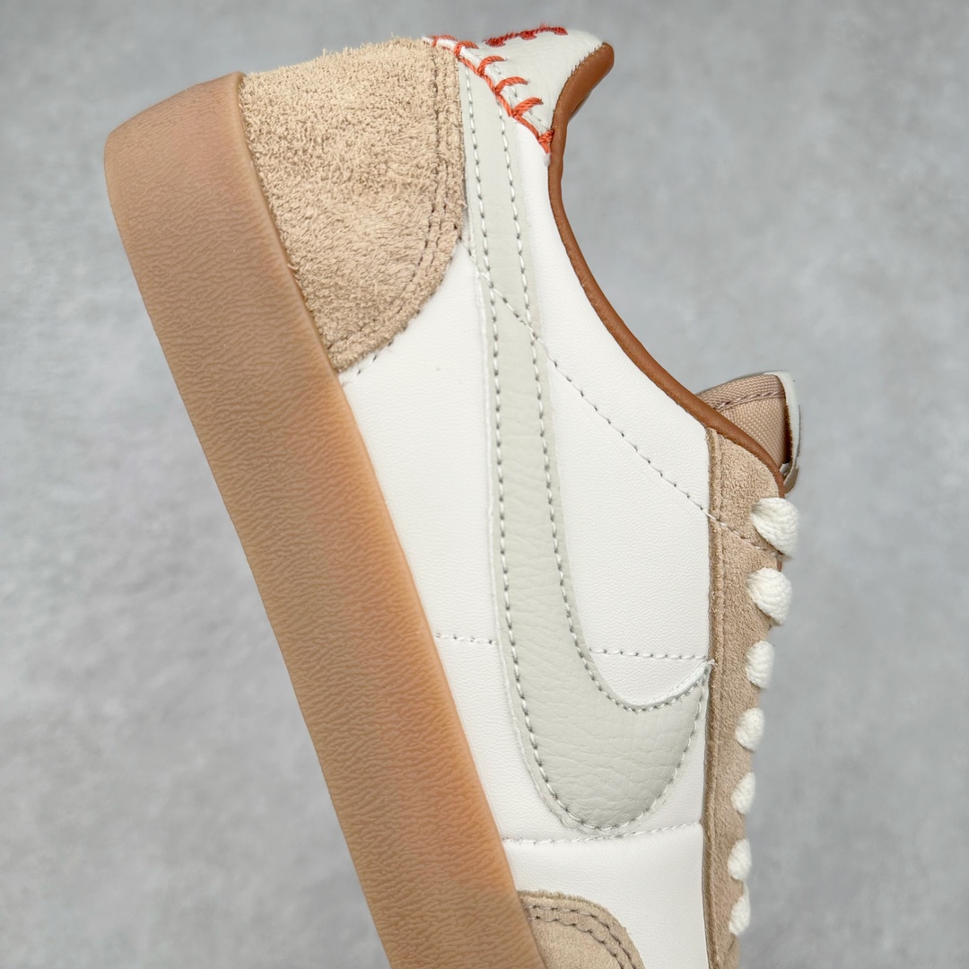 图片[6]-J.Crew x NK Killshot II Leather 联名复古板鞋 HF5729-009 采用米白色皮革制作鞋身 Swoosh 点缀其中 最后搭载棕色生胶大底 流露出满满的复古气气息 尺码：36 36.5 37.5 38 38.5 39 40 40.5 41 42 42.5 43 44-选品中心