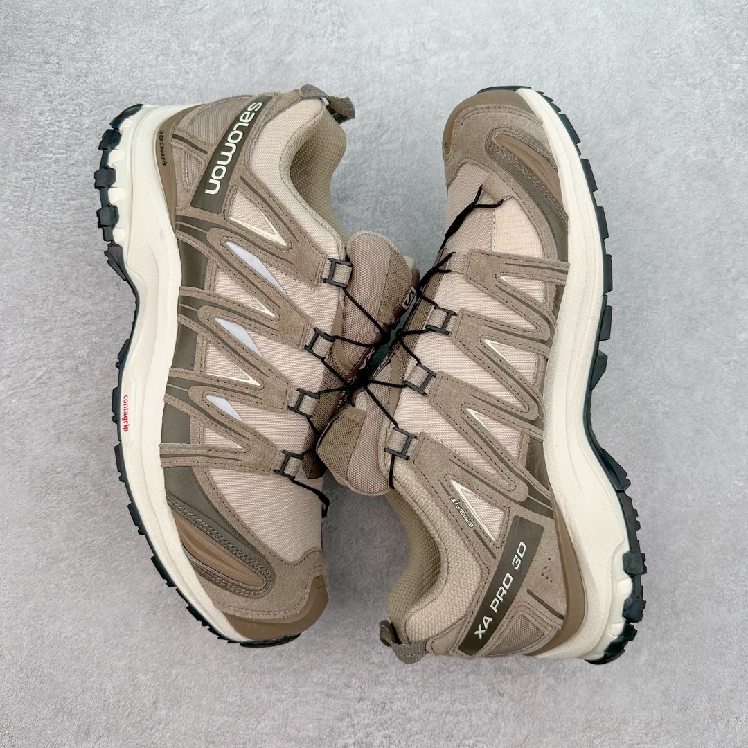 图片[3]-＃B版 SALOMON XA Pro 3D ADV 萨洛蒙潮流越野机能户外功能鞋 纯原外贸平台特供订单 耗时半年巨作 全套原纸板楦头开发 原厂特供网布配套加持 确保原汁原味 完美呈现版型 原档数据独家私模五层组合大底 原装Ortholite轻量化鞋垫 中底布带钢印编号 原厂TPU锁扣 进口港宝加持 后跟自然饱满 还原公司包裹性 鞋面采用SENSIFT贴合技术 全方位贴合包裹脚型 鞋跟部鞋底牵引设计 提供强大的抓地性能 更适应野外崎岖不平的道路 其3D ADVANCED CHASSIS底盘 材料轻量大化 钉齿设计更具稳定性 防护性 鞋底易磨损区运用CONTAGRIP高耐磨材料 应对城市硬质路面长距离跑考验 尺码：36 36.5 37.5 38 38.5 39 40 40.5 41 42 42.5 43 44 44.5 45 46.5-选品中心