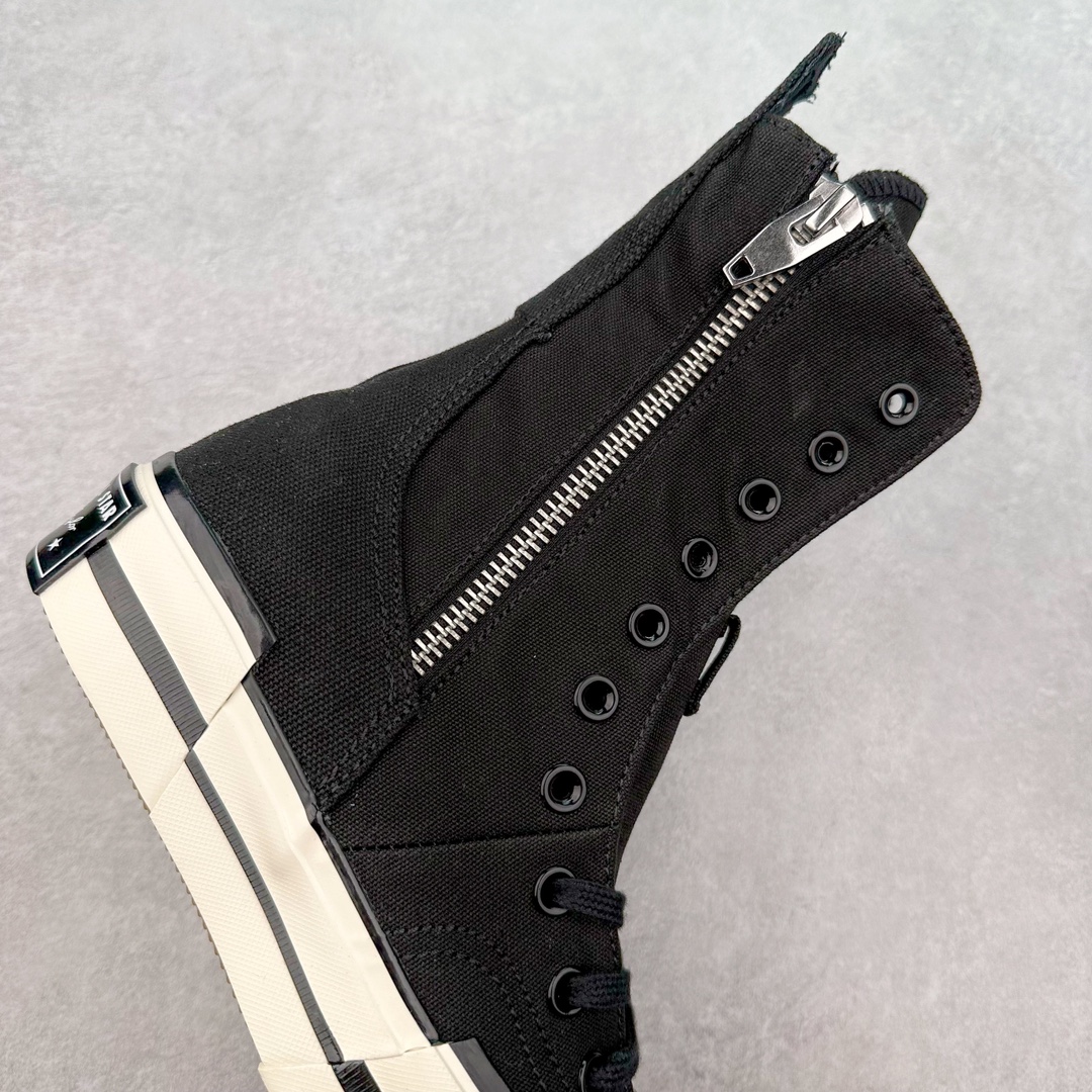 图片[6]-Converse Chuck 70 Plus X-High 匡威官方 加高款解构厚底休闲鞋 柳智敏同款 独特短靴鞋型续写Chuck 70 Plus的解构设计语言 长鞋舌与解构橡胶外底突破沉闷风格 自然增高外底 上脚视觉效果巧妙拉长腿部线条 超长筒靴搭配超长鞋带 千禧风妥妥拿捏 舒适脚感搭配侧边拉链 穿脱自如 货号：白色 A08261C 货号：黑色 A10361C 尺码：35 36 36.5 37 37.5 38 39 39.5 40-选品中心