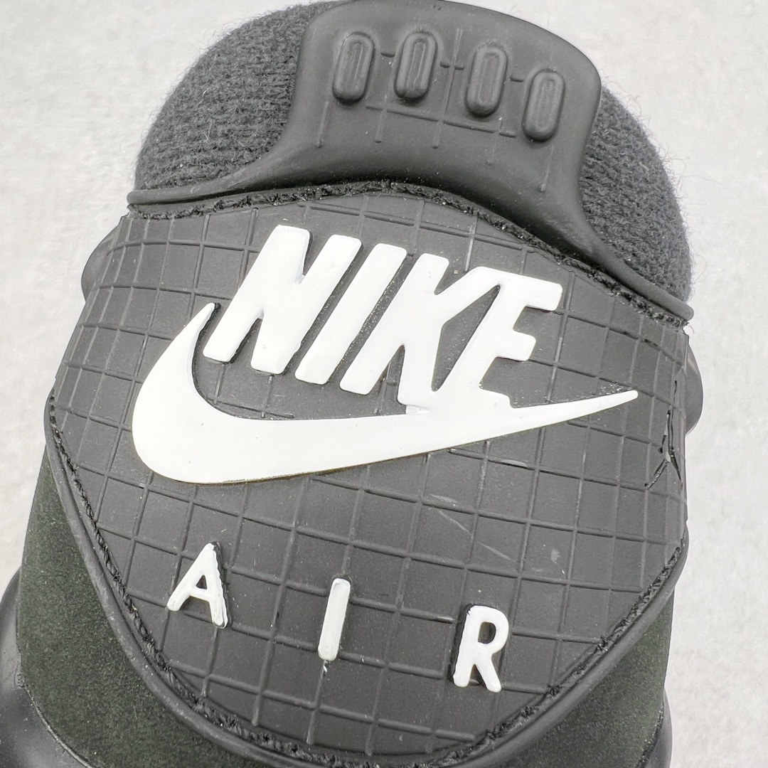 图片[14]-＃KZ纯原 Air Jordan AJ4 RM 重制版低帮复古篮球鞋 全黑黑武士 FQ7939-004 亲自操刀耗时半年巨作 全套原纸板楦头开发 确保原汁原味 完美呈现版型 一比一鞋头弧度高度鞋身弧度 原厂TPU 正确内里网布 菱角分明不变形无多余毛边 柔软性质感一致于原鞋 原厂织唛标 原厂飞人电绣工艺 尾指中部跳三针 独家绑鞋带手法 印刷中底布 四线拉帮 米色美纹纸贴合固定 进口港宝加持 后跟自然饱满 全鞋荧光划线卡点 追求极致完美 每一双都是工艺品 多重QC质检 超越公司货的品控标准 实实在在的免检产品 采用了低帮的设计 并保留了众多AJ4的经典元素 鞋身以皮革、麂皮材质拼接打造 AJ4经典的TPU材质延伸至后跟 增强鞋款稳定性 而鞋身侧面的网格设计则被取消 尾部的NIKE AIR标志也得到保留 并同时带有飞人logo 中底部分同样搭载了可视AIR气垫 鞋底采用米白色中底和外底呈现 为整个设计收尾 尺码：36 36.5 37.5 38 38.5 39 40 40.5 41 42 42.5 43 44 44.5 45 46 47.5-选品中心