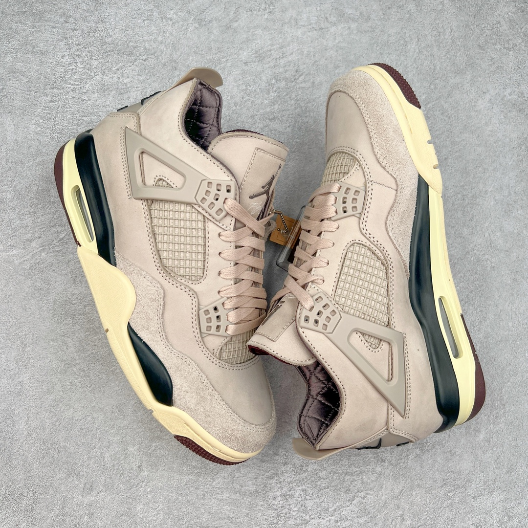 图片[3]-＃F版 A Ma Maniére x Air Jordan AJ4 Retro SP\\\”Violet Ore\\\” AMM联名淡粉 FZ4810-200 大厂出品 全头层加持 原鞋原楦原纸板同源开发 完美呈现乔4的版型 内侧正确双色网格 还原细节 原厂皮料 正确气垫颜色 正确网格工艺 正确拉帮工艺 全鞋原装材料制作 原档案原模具打造 支持全方位与正品对比 尺码：36 36.5 37.5 38 38.5 39 40 40.5 41 42 42.5 43 44 44.5 45 46 47.5-选品中心