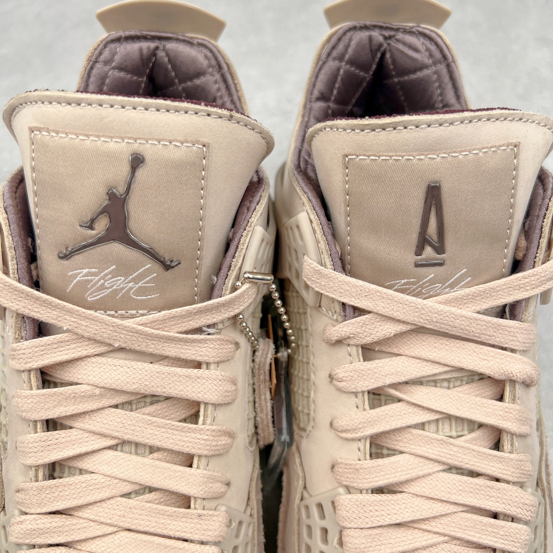 图片[10]-＃F版 A Ma Maniére x Air Jordan AJ4 Retro SP\\\”Violet Ore\\\” AMM联名淡粉 FZ4810-200 大厂出品 全头层加持 原鞋原楦原纸板同源开发 完美呈现乔4的版型 内侧正确双色网格 还原细节 原厂皮料 正确气垫颜色 正确网格工艺 正确拉帮工艺 全鞋原装材料制作 原档案原模具打造 支持全方位与正品对比 尺码：36 36.5 37.5 38 38.5 39 40 40.5 41 42 42.5 43 44 44.5 45 46 47.5-选品中心