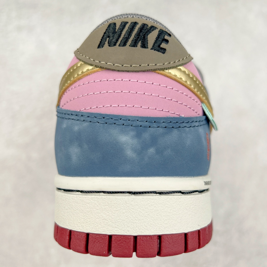 图片[8]-＃YC纯原特价 NK Dunk Low NO.205 黑神话悟空 祥云龙纹 游戏主题 解构复古减震耐磨轻便低帮板鞋 男女同款 米蓝黑 FB8895-601 灵感来源以黑神话悟空为主题 蓝黑金的配色搭配 加上金色勾子解构设计 祥云和龙纹图案 简约又百搭 要说最近最为热议的网络话题 非「黑神话：悟空」莫属了 这个里程碑式的国产3A游戏大作 已经完全出圈 而「黑神话：悟空」主题的球鞋 也悄悄然的浮出水面 一直热衷于球鞋概念画创作的创意艺术家 @nobrainer.psd 将他对于「黑神话：悟空」的理解 以球鞋为载体进行了诠释 他选用了游戏中的主角造型为主题 基于NK SB DunkLow 鞋型进行创作 不仅选取了服装色调营造游戏氛围 金色的Swoosh 加上祥云、龙纹的装饰 还真颇有一番滋味 尺码：35.5 36 36.5 37.5 38 38.5 39 40 40.5 41 42 42.5 43 44 44.5 45 46 47.5-选品中心