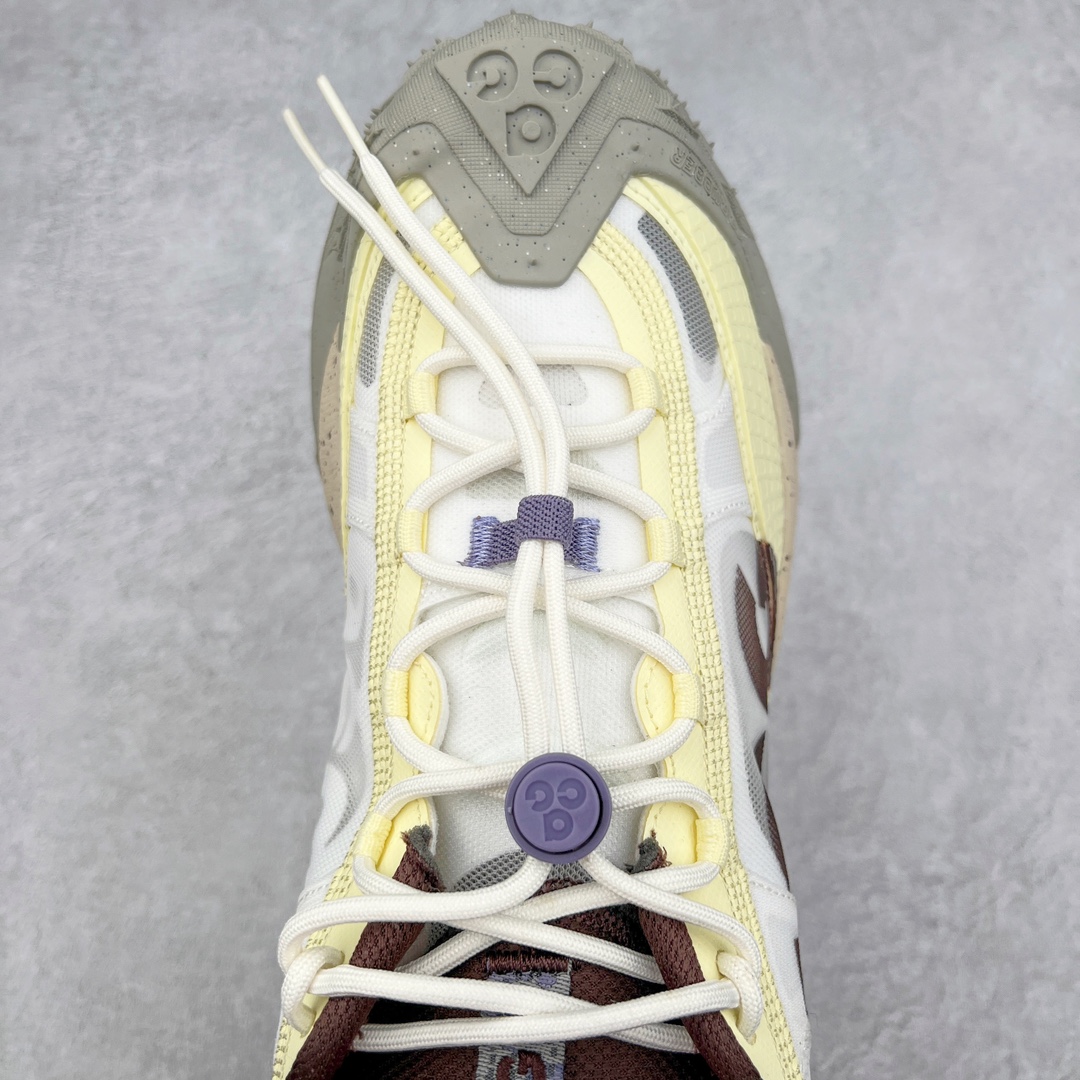 图片[4]-＃AW纯原 NK ACG Mountain Fly 2 SE 复古潮流户外登山鞋防水慢跑鞋 HF5700-121 全新来袭 该款沿袭前代高帮版型的设计传统 轻盈鞋面结合灵巧的脚踝包裹设计 为双足打造出一体化的舒适脚感 助力轻松畅行 中底融入柔软的React泡棉与Vaporfiy 科技 让你在岩石小径徒步时也像行走在都市般轻松舒适 粘性橡胶大底铸就了攀岩级别的出众抓地力 助你从容面对各种环境挑战 尺码：36 36.5 37.5 38 38.5 39 40 40.5 41 42 42.5 43 44 44.5 45 46-选品中心