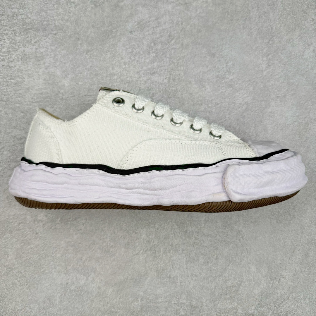 ＃特价福利 余文乐挚爱单品 复古溶解风 日本概念时装设计师･三原康裕品牌MMY/Maison MIHARA YASUHIRO Wayne Original Sole Leather Low Sneaker贝壳头版变形溶解雪糕底低帮百搭休闲运动板鞋 广东原产#原楦原纸版开发楦型#全新开发双模一次发泡点位气孔EVA中底#底部嵌入组合RB橡胶耐磨大底#采用全粒面头层皮革鞋面材质#正确织麦及包装盒#清晰后跟电绣LOGO🆚区别市面普通版本‼️尺码：36-45-选品中心