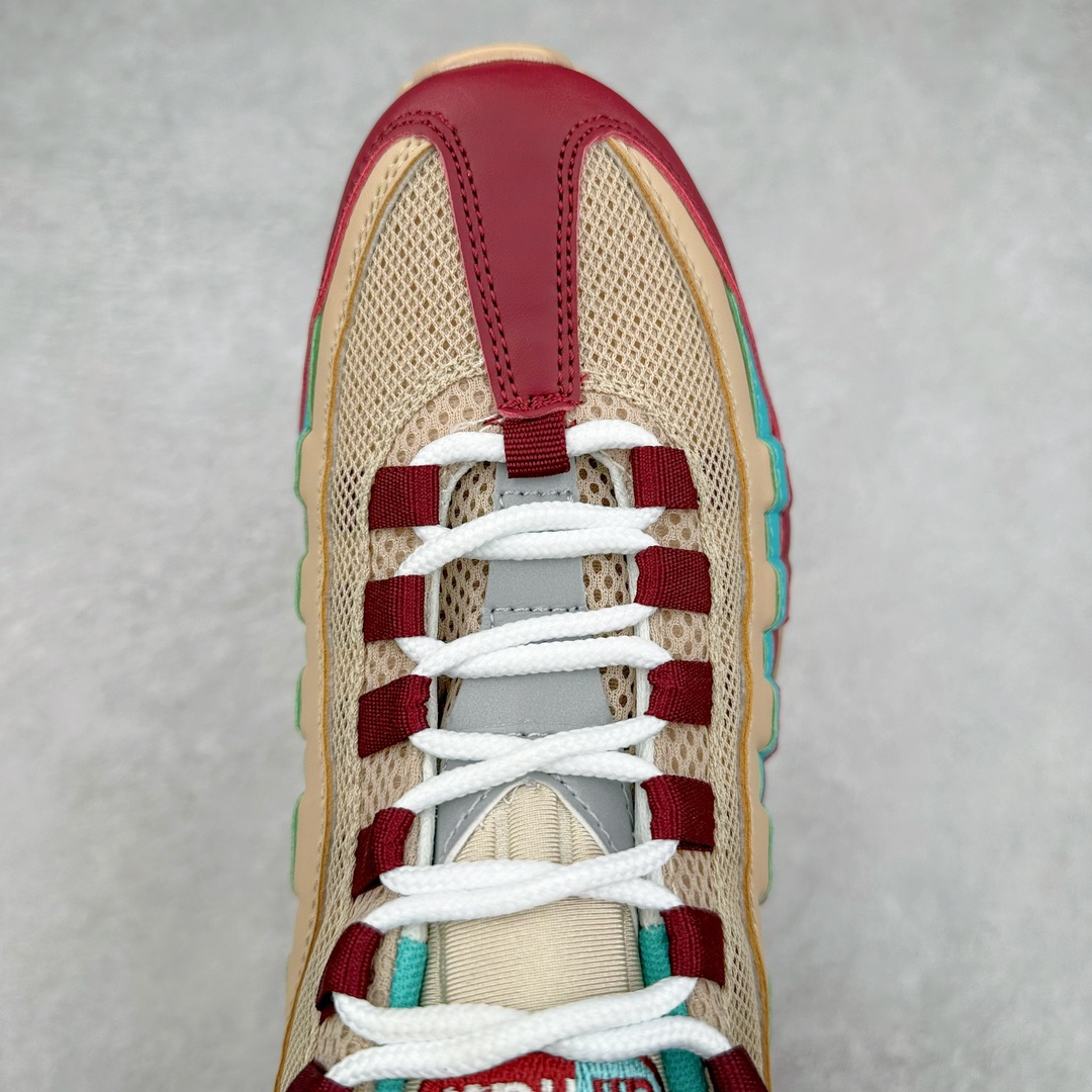 图片[4]-＃WM NK Air Max 95 复古减震气垫跑鞋 FV4710-804 经典重温 外单专供大厂出品 品质稳定 一百余色 终端操作 鞋款设计灵感源于人体构造 中底设计基于人体的脊柱构造 是整体设计的核心 尼龙孔眼代表了肋骨 而分层式面板和网眼象征着肌肉纤维和肉体组织 Air Max 95采用了两个独立的吹塑成型的Air-Sole单元 并首次在前掌使用可视化气垫设计 Swoosh logo夜当作一个 点符号放在了鞋子的后帮位置 20年的发展让 AIR MAX 95有了不同的故事 20年后再度面向世人的时候 焕然一新的面貌 让人有了另外一种清新脱俗的感觉 尺码：36 37.5 38 39 40 41 42 43 44 45 46-选品中心