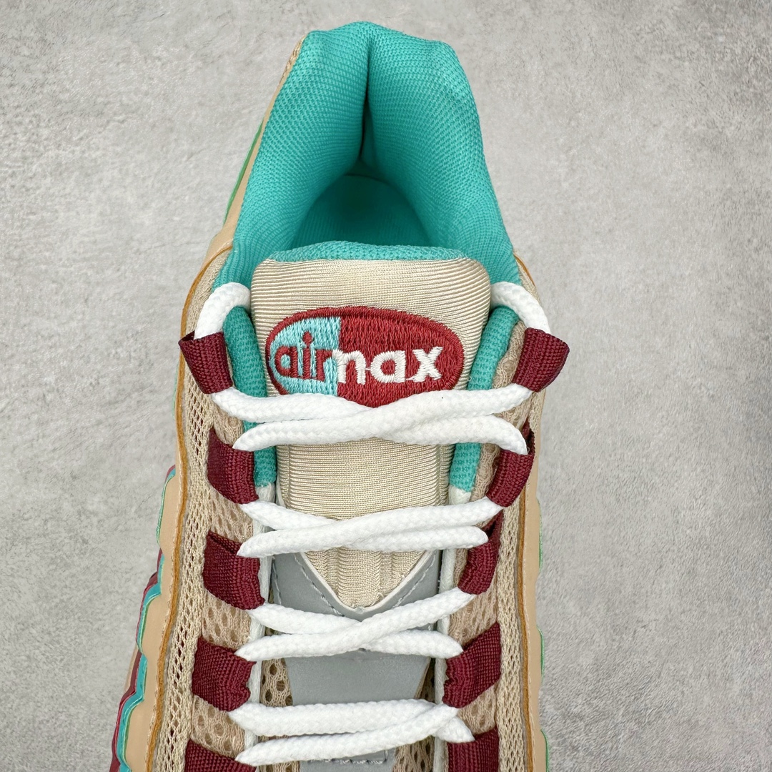 图片[5]-＃WM NK Air Max 95 复古减震气垫跑鞋 FV4710-804 经典重温 外单专供大厂出品 品质稳定 一百余色 终端操作 鞋款设计灵感源于人体构造 中底设计基于人体的脊柱构造 是整体设计的核心 尼龙孔眼代表了肋骨 而分层式面板和网眼象征着肌肉纤维和肉体组织 Air Max 95采用了两个独立的吹塑成型的Air-Sole单元 并首次在前掌使用可视化气垫设计 Swoosh logo夜当作一个 点符号放在了鞋子的后帮位置 20年的发展让 AIR MAX 95有了不同的故事 20年后再度面向世人的时候 焕然一新的面貌 让人有了另外一种清新脱俗的感觉 尺码：36 37.5 38 39 40 41 42 43 44 45 46-选品中心