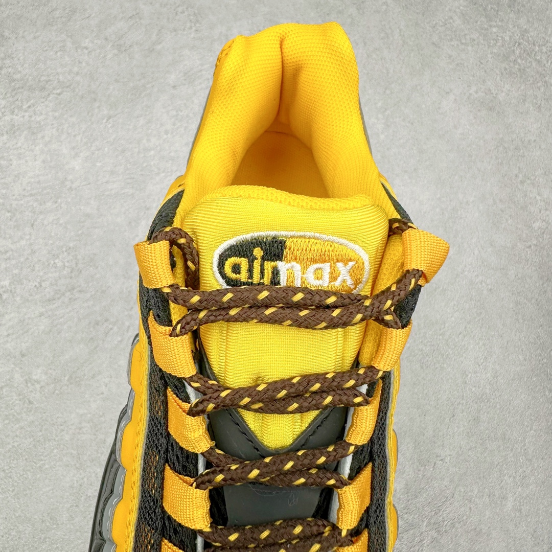 图片[5]-＃WM NK Air Max 95 复古减震气垫跑鞋 FV4710-801 经典重温 外单专供大厂出品 品质稳定 一百余色 终端操作 鞋款设计灵感源于人体构造 中底设计基于人体的脊柱构造 是整体设计的核心 尼龙孔眼代表了肋骨 而分层式面板和网眼象征着肌肉纤维和肉体组织 Air Max 95采用了两个独立的吹塑成型的Air-Sole单元 并首次在前掌使用可视化气垫设计 Swoosh logo夜当作一个 点符号放在了鞋子的后帮位置 20年的发展让 AIR MAX 95有了不同的故事 20年后再度面向世人的时候 焕然一新的面貌 让人有了另外一种清新脱俗的感觉 尺码：36 37.5 38 39 40 41 42 43 44 45 46-选品中心