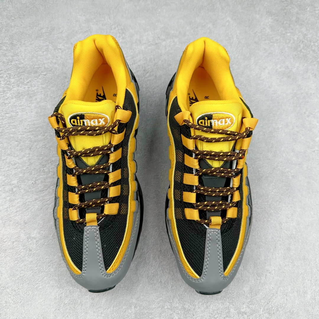 图片[2]-＃WM NK Air Max 95 复古减震气垫跑鞋 FV4710-801 经典重温 外单专供大厂出品 品质稳定 一百余色 终端操作 鞋款设计灵感源于人体构造 中底设计基于人体的脊柱构造 是整体设计的核心 尼龙孔眼代表了肋骨 而分层式面板和网眼象征着肌肉纤维和肉体组织 Air Max 95采用了两个独立的吹塑成型的Air-Sole单元 并首次在前掌使用可视化气垫设计 Swoosh logo夜当作一个 点符号放在了鞋子的后帮位置 20年的发展让 AIR MAX 95有了不同的故事 20年后再度面向世人的时候 焕然一新的面貌 让人有了另外一种清新脱俗的感觉 尺码：36 37.5 38 39 40 41 42 43 44 45 46-选品中心