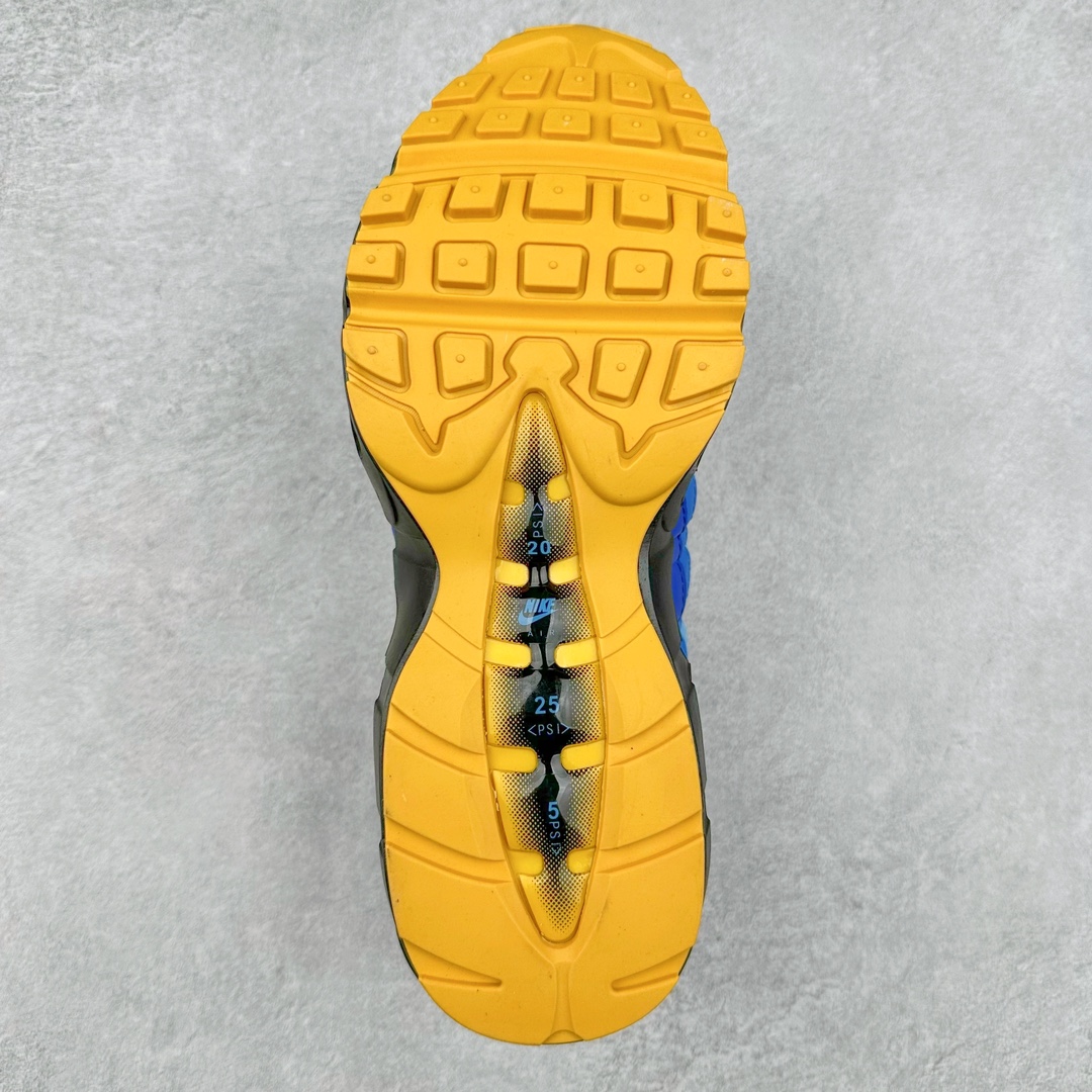 图片[9]-＃WM NK Air Max 95 复古减震气垫跑鞋 FV4710-805 经典重温 外单专供大厂出品 品质稳定 一百余色 终端操作 鞋款设计灵感源于人体构造 中底设计基于人体的脊柱构造 是整体设计的核心 尼龙孔眼代表了肋骨 而分层式面板和网眼象征着肌肉纤维和肉体组织 Air Max 95采用了两个独立的吹塑成型的Air-Sole单元 并首次在前掌使用可视化气垫设计 Swoosh logo夜当作一个 点符号放在了鞋子的后帮位置 20年的发展让 AIR MAX 95有了不同的故事 20年后再度面向世人的时候 焕然一新的面貌 让人有了另外一种清新脱俗的感觉 尺码：36 37.5 38 39 40 41 42 43 44 45 46-选品中心