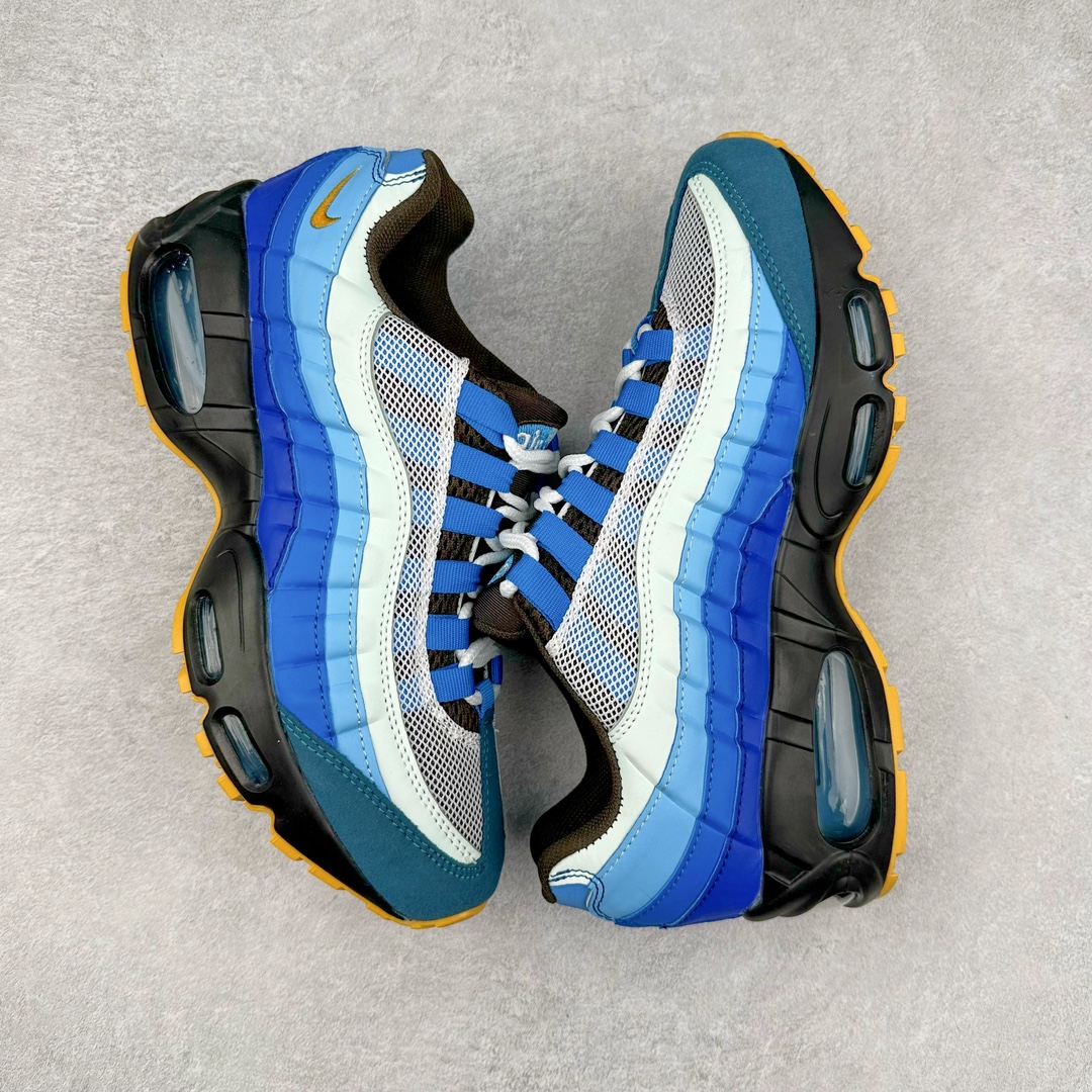 图片[3]-＃WM NK Air Max 95 复古减震气垫跑鞋 FV4710-805 经典重温 外单专供大厂出品 品质稳定 一百余色 终端操作 鞋款设计灵感源于人体构造 中底设计基于人体的脊柱构造 是整体设计的核心 尼龙孔眼代表了肋骨 而分层式面板和网眼象征着肌肉纤维和肉体组织 Air Max 95采用了两个独立的吹塑成型的Air-Sole单元 并首次在前掌使用可视化气垫设计 Swoosh logo夜当作一个 点符号放在了鞋子的后帮位置 20年的发展让 AIR MAX 95有了不同的故事 20年后再度面向世人的时候 焕然一新的面貌 让人有了另外一种清新脱俗的感觉 尺码：36 37.5 38 39 40 41 42 43 44 45 46-选品中心