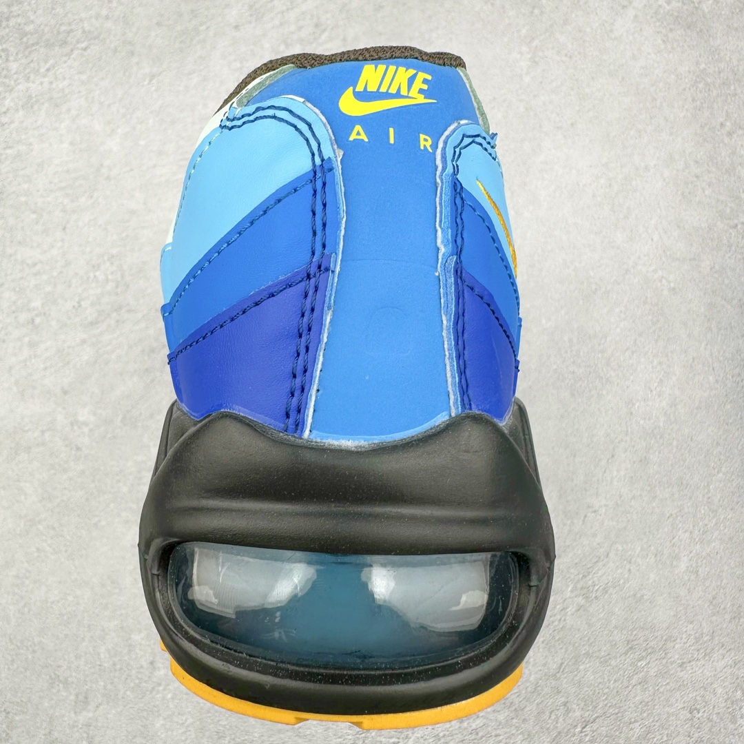 图片[8]-＃WM NK Air Max 95 复古减震气垫跑鞋 FV4710-805 经典重温 外单专供大厂出品 品质稳定 一百余色 终端操作 鞋款设计灵感源于人体构造 中底设计基于人体的脊柱构造 是整体设计的核心 尼龙孔眼代表了肋骨 而分层式面板和网眼象征着肌肉纤维和肉体组织 Air Max 95采用了两个独立的吹塑成型的Air-Sole单元 并首次在前掌使用可视化气垫设计 Swoosh logo夜当作一个 点符号放在了鞋子的后帮位置 20年的发展让 AIR MAX 95有了不同的故事 20年后再度面向世人的时候 焕然一新的面貌 让人有了另外一种清新脱俗的感觉 尺码：36 37.5 38 39 40 41 42 43 44 45 46-选品中心