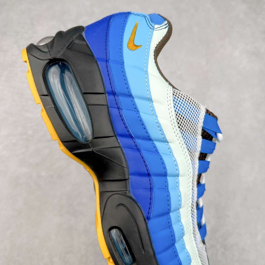 图片[6]-＃WM NK Air Max 95 复古减震气垫跑鞋 FV4710-805 经典重温 外单专供大厂出品 品质稳定 一百余色 终端操作 鞋款设计灵感源于人体构造 中底设计基于人体的脊柱构造 是整体设计的核心 尼龙孔眼代表了肋骨 而分层式面板和网眼象征着肌肉纤维和肉体组织 Air Max 95采用了两个独立的吹塑成型的Air-Sole单元 并首次在前掌使用可视化气垫设计 Swoosh logo夜当作一个 点符号放在了鞋子的后帮位置 20年的发展让 AIR MAX 95有了不同的故事 20年后再度面向世人的时候 焕然一新的面貌 让人有了另外一种清新脱俗的感觉 尺码：36 37.5 38 39 40 41 42 43 44 45 46-选品中心