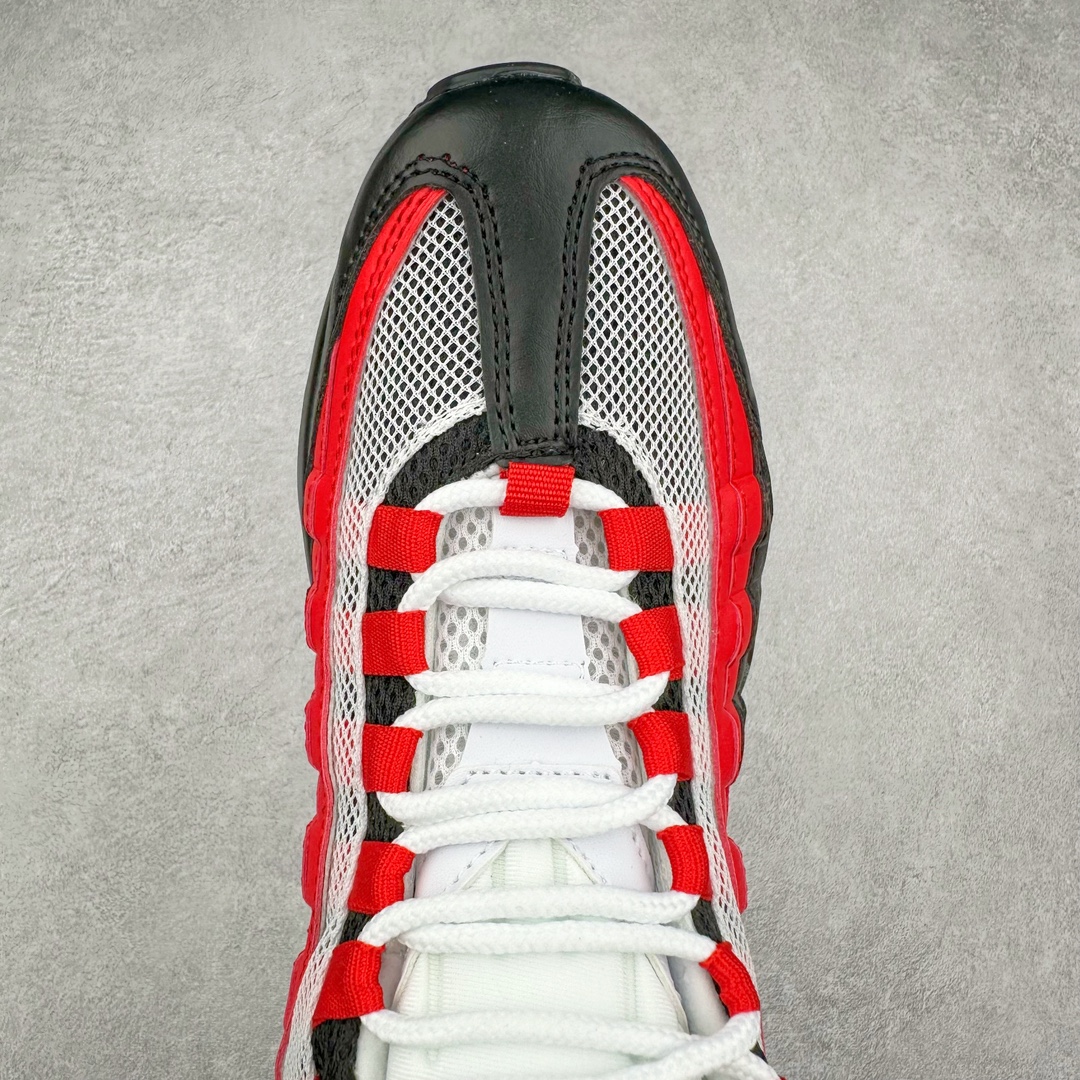 图片[4]-＃WM NK Air Max 95 复古减震气垫跑鞋 FV4710-802 经典重温 外单专供大厂出品 品质稳定 一百余色 终端操作 鞋款设计灵感源于人体构造 中底设计基于人体的脊柱构造 是整体设计的核心 尼龙孔眼代表了肋骨 而分层式面板和网眼象征着肌肉纤维和肉体组织 Air Max 95采用了两个独立的吹塑成型的Air-Sole单元 并首次在前掌使用可视化气垫设计 Swoosh logo夜当作一个 点符号放在了鞋子的后帮位置 20年的发展让 AIR MAX 95有了不同的故事 20年后再度面向世人的时候 焕然一新的面貌 让人有了另外一种清新脱俗的感觉 尺码：36 37.5 38 39 40 41 42 43 44 45 46-选品中心