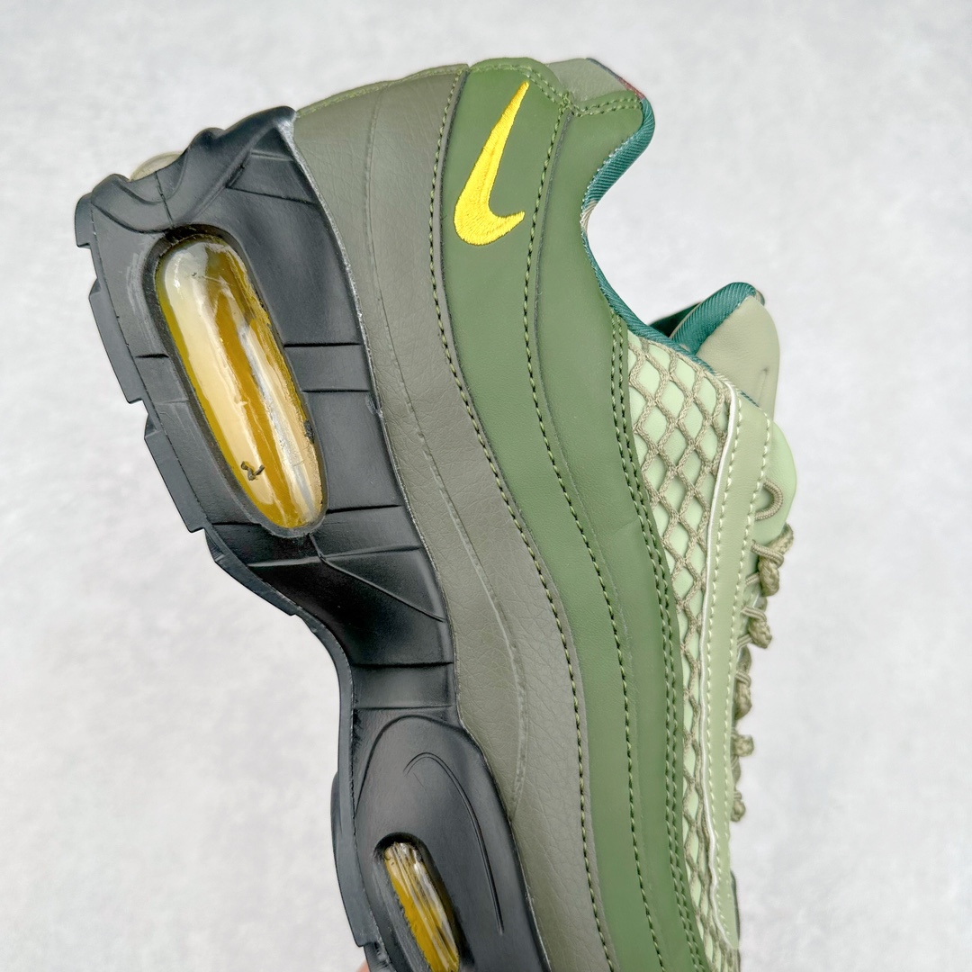 图片[6]-＃WM NK Air Max 95 复古减震气垫跑鞋 FB2709-300 经典重温 外单专供大厂出品 品质稳定 一百余色 终端操作 鞋款设计灵感源于人体构造 中底设计基于人体的脊柱构造 是整体设计的核心 尼龙孔眼代表了肋骨 而分层式面板和网眼象征着肌肉纤维和肉体组织 Air Max 95采用了两个独立的吹塑成型的Air-Sole单元 并首次在前掌使用可视化气垫设计 Swoosh logo夜当作一个 点符号放在了鞋子的后帮位置 20年的发展让 AIR MAX 95有了不同的故事 20年后再度面向世人的时候 焕然一新的面貌 让人有了另外一种清新脱俗的感觉 尺码：36 37.5 38 39 40 41 42 43 44 45 46-选品中心