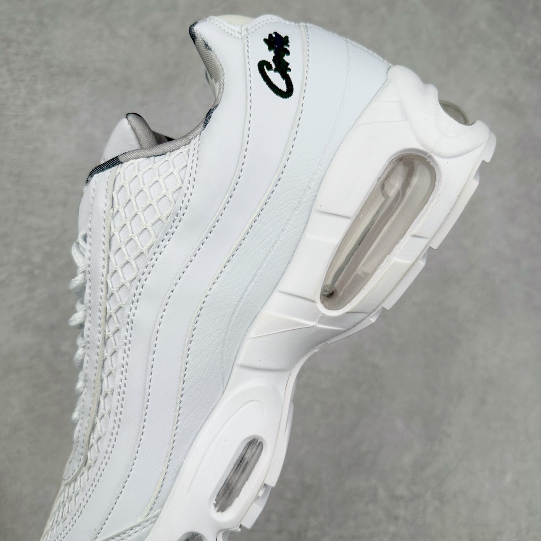 图片[7]-＃WM NK Air Max 95 复古减震气垫跑鞋 FB2709-122 经典重温 外单专供大厂出品 品质稳定 一百余色 终端操作 鞋款设计灵感源于人体构造 中底设计基于人体的脊柱构造 是整体设计的核心 尼龙孔眼代表了肋骨 而分层式面板和网眼象征着肌肉纤维和肉体组织 Air Max 95采用了两个独立的吹塑成型的Air-Sole单元 并首次在前掌使用可视化气垫设计 Swoosh logo夜当作一个 点符号放在了鞋子的后帮位置 20年的发展让 AIR MAX 95有了不同的故事 20年后再度面向世人的时候 焕然一新的面貌 让人有了另外一种清新脱俗的感觉 尺码：36 37.5 38 39 40 41 42 43 44 45 46-选品中心