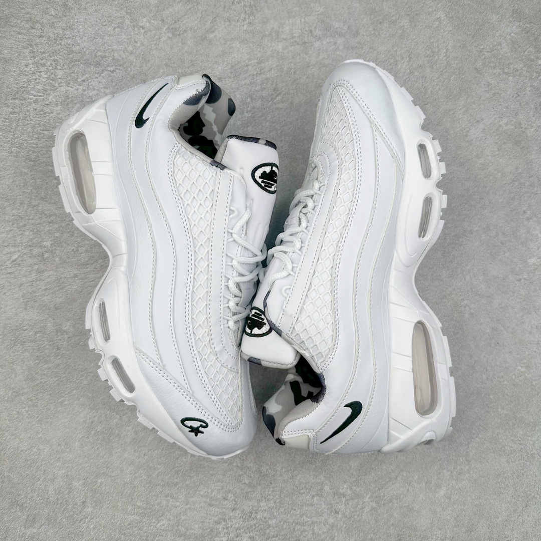 图片[3]-＃WM NK Air Max 95 复古减震气垫跑鞋 FB2709-122 经典重温 外单专供大厂出品 品质稳定 一百余色 终端操作 鞋款设计灵感源于人体构造 中底设计基于人体的脊柱构造 是整体设计的核心 尼龙孔眼代表了肋骨 而分层式面板和网眼象征着肌肉纤维和肉体组织 Air Max 95采用了两个独立的吹塑成型的Air-Sole单元 并首次在前掌使用可视化气垫设计 Swoosh logo夜当作一个 点符号放在了鞋子的后帮位置 20年的发展让 AIR MAX 95有了不同的故事 20年后再度面向世人的时候 焕然一新的面貌 让人有了另外一种清新脱俗的感觉 尺码：36 37.5 38 39 40 41 42 43 44 45 46-选品中心