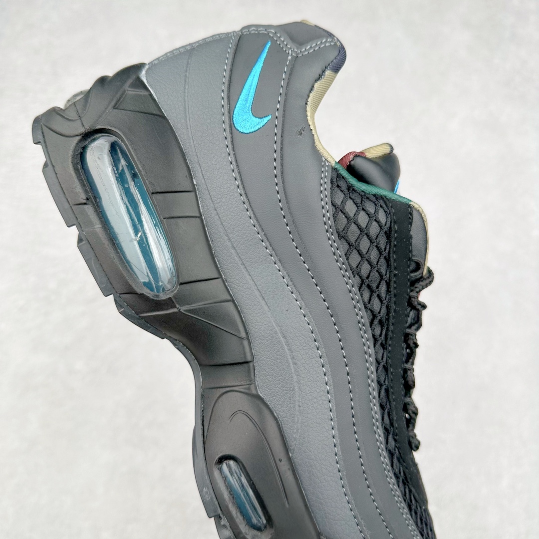 图片[6]-＃WM NK Air Max 95 复古减震气垫跑鞋 FB2709-002 经典重温 外单专供大厂出品 品质稳定 一百余色 终端操作 鞋款设计灵感源于人体构造 中底设计基于人体的脊柱构造 是整体设计的核心 尼龙孔眼代表了肋骨 而分层式面板和网眼象征着肌肉纤维和肉体组织 Air Max 95采用了两个独立的吹塑成型的Air-Sole单元 并首次在前掌使用可视化气垫设计 Swoosh logo夜当作一个 点符号放在了鞋子的后帮位置 20年的发展让 AIR MAX 95有了不同的故事 20年后再度面向世人的时候 焕然一新的面貌 让人有了另外一种清新脱俗的感觉 尺码：36 37.5 38 39 40 41 42 43 44 45 46-选品中心