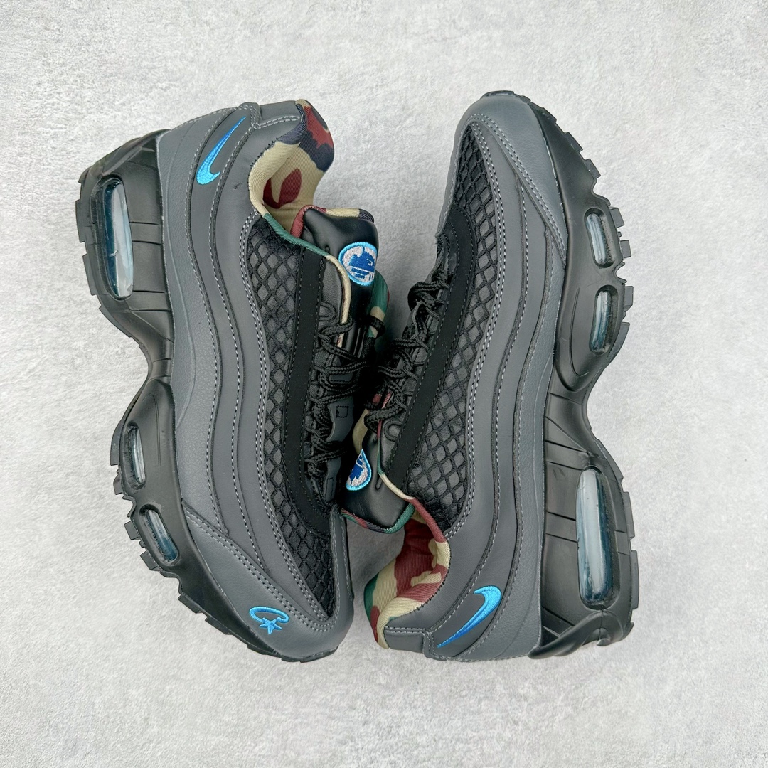 图片[3]-＃WM NK Air Max 95 复古减震气垫跑鞋 FB2709-002 经典重温 外单专供大厂出品 品质稳定 一百余色 终端操作 鞋款设计灵感源于人体构造 中底设计基于人体的脊柱构造 是整体设计的核心 尼龙孔眼代表了肋骨 而分层式面板和网眼象征着肌肉纤维和肉体组织 Air Max 95采用了两个独立的吹塑成型的Air-Sole单元 并首次在前掌使用可视化气垫设计 Swoosh logo夜当作一个 点符号放在了鞋子的后帮位置 20年的发展让 AIR MAX 95有了不同的故事 20年后再度面向世人的时候 焕然一新的面貌 让人有了另外一种清新脱俗的感觉 尺码：36 37.5 38 39 40 41 42 43 44 45 46-选品中心