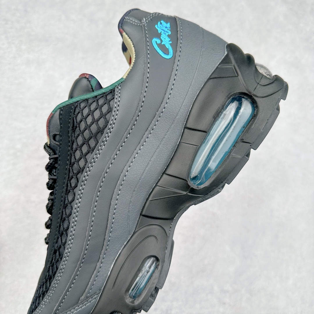 图片[7]-＃WM NK Air Max 95 复古减震气垫跑鞋 FB2709-002 经典重温 外单专供大厂出品 品质稳定 一百余色 终端操作 鞋款设计灵感源于人体构造 中底设计基于人体的脊柱构造 是整体设计的核心 尼龙孔眼代表了肋骨 而分层式面板和网眼象征着肌肉纤维和肉体组织 Air Max 95采用了两个独立的吹塑成型的Air-Sole单元 并首次在前掌使用可视化气垫设计 Swoosh logo夜当作一个 点符号放在了鞋子的后帮位置 20年的发展让 AIR MAX 95有了不同的故事 20年后再度面向世人的时候 焕然一新的面貌 让人有了另外一种清新脱俗的感觉 尺码：36 37.5 38 39 40 41 42 43 44 45 46-选品中心