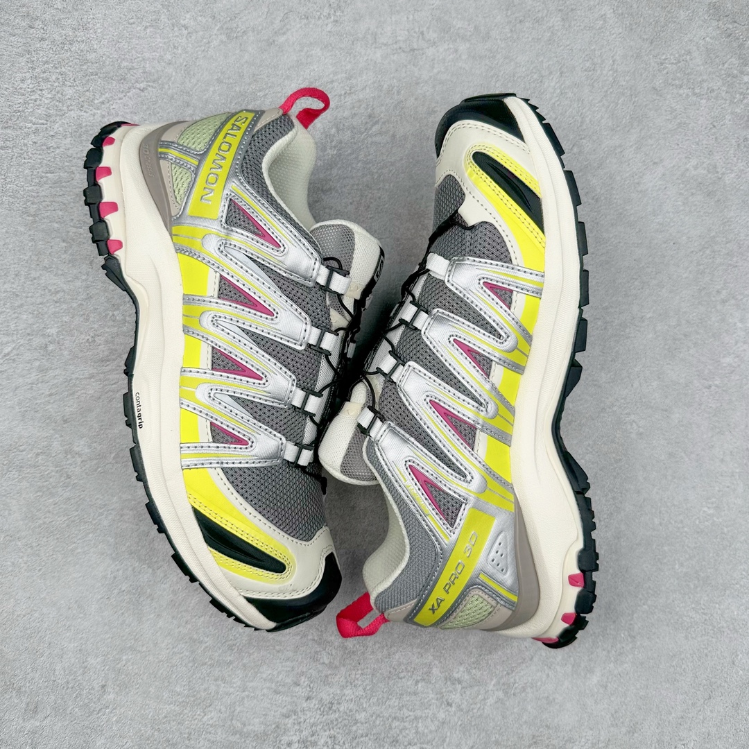 图片[3]-＃B版 SALOMON XA Pro 3D ADV 萨洛蒙潮流越野机能户外功能鞋 纯原外贸平台特供订单 耗时半年巨作 全套原纸板楦头开发 原厂特供网布配套加持 确保原汁原味 完美呈现版型 原档数据独家私模五层组合大底 原装Ortholite轻量化鞋垫 中底布带钢印编号 原厂TPU锁扣 进口港宝加持 后跟自然饱满 还原公司包裹性 鞋面采用SENSIFT贴合技术 全方位贴合包裹脚型 鞋跟部鞋底牵引设计 提供强大的抓地性能 更适应野外崎岖不平的道路 其3D ADVANCED CHASSIS底盘 材料轻量大化 钉齿设计更具稳定性 防护性 鞋底易磨损区运用CONTAGRIP高耐磨材料 应对城市硬质路面长距离跑考验 尺码：36 36.5 37.5 38 38.5 39 40 40.5 41 42 42.5 43 44 44.5 45 46.5-选品中心