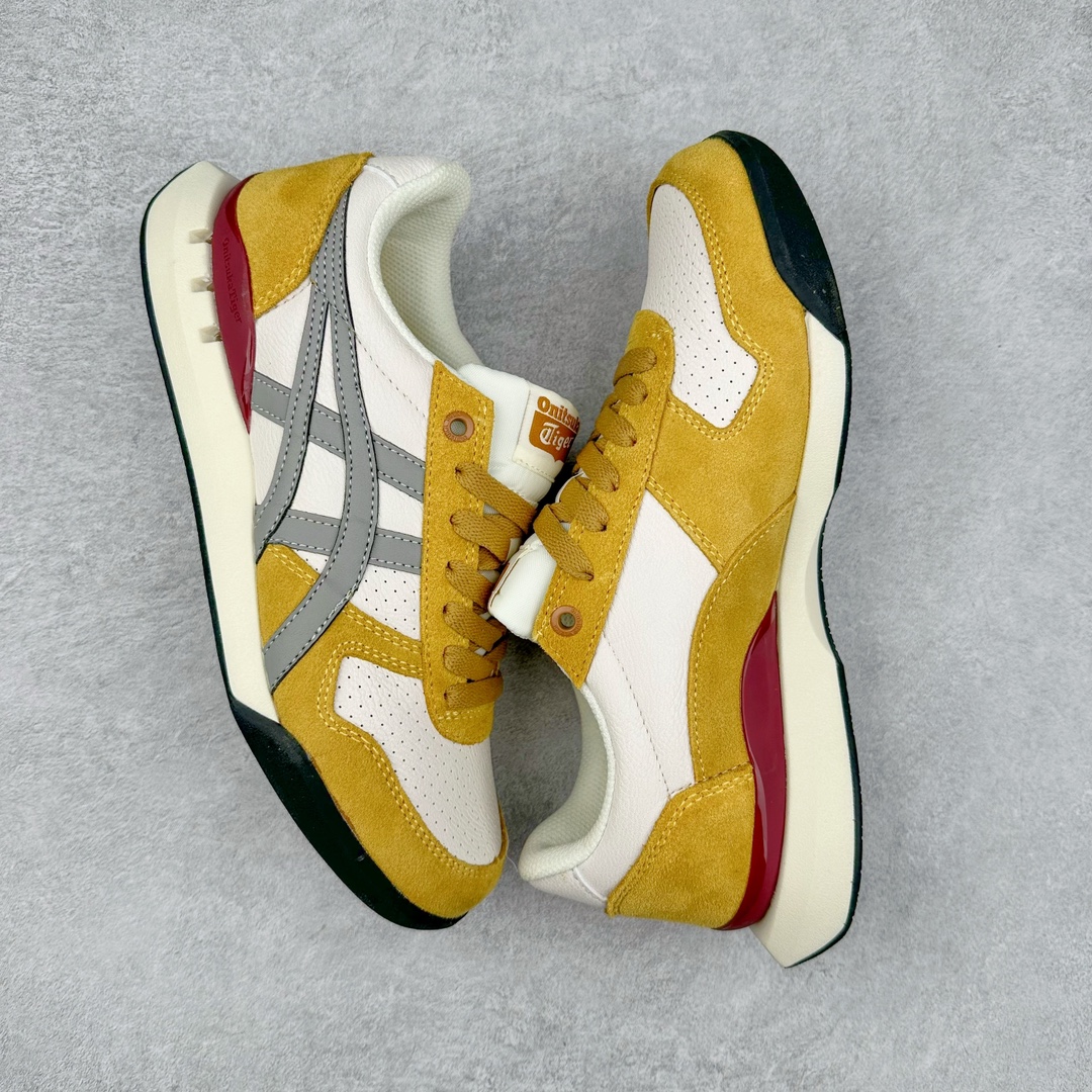 图片[3]-Asics Onitsuka Tiger Ultimate 81 EX 亚瑟士终极系列低帮复古风百搭皮革休闲运动慢跑鞋 采用软质荔枝纹牛培皮鞋面材质 配置OrthoLite鞋垫 轻质Eva缓震组合耐磨橡胶外底 Onitsuka Tiger 鬼塚虎 ULTIMATE 81EX 1183B510 中性款运动鞋 鞋跟底部的缓震孔设计以及TPU后跟保护片强化稳定性 造就合乎新时代高性能运动鞋标准的现代鞋款 牛皮革鞋面 FLYTEFOAM Propel中底增强缓震性与回弹性 鞋跟处采用fuzeGEL缓震胶科技 强化缓震 OrthoLite鞋垫 进一步强化缓震Gel-Kayano超轻量专业运动慢跑鞋 货号：1183B510-103 尺码：36-45-选品中心