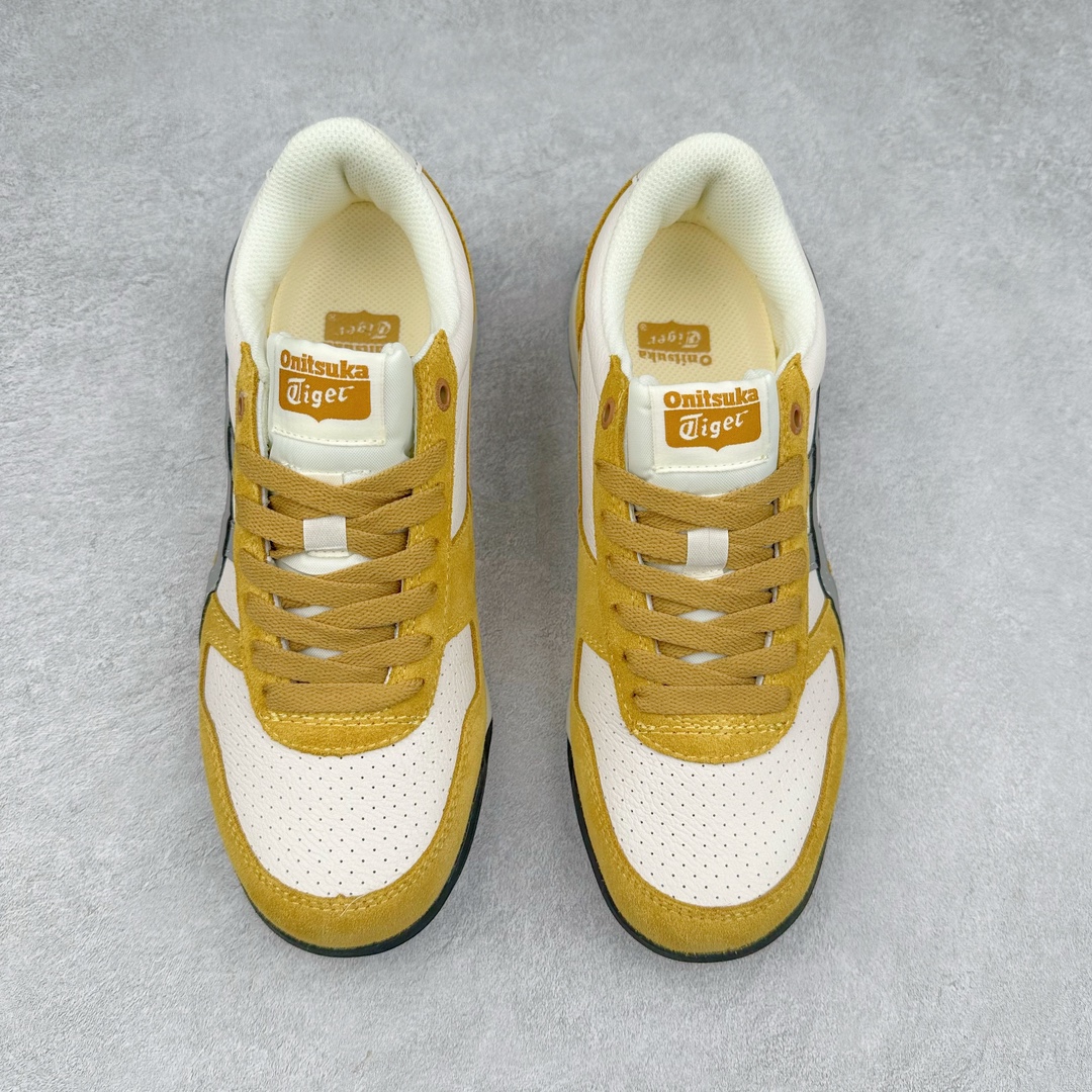 图片[2]-Asics Onitsuka Tiger Ultimate 81 EX 亚瑟士终极系列低帮复古风百搭皮革休闲运动慢跑鞋 采用软质荔枝纹牛培皮鞋面材质 配置OrthoLite鞋垫 轻质Eva缓震组合耐磨橡胶外底 Onitsuka Tiger 鬼塚虎 ULTIMATE 81EX 1183B510 中性款运动鞋 鞋跟底部的缓震孔设计以及TPU后跟保护片强化稳定性 造就合乎新时代高性能运动鞋标准的现代鞋款 牛皮革鞋面 FLYTEFOAM Propel中底增强缓震性与回弹性 鞋跟处采用fuzeGEL缓震胶科技 强化缓震 OrthoLite鞋垫 进一步强化缓震Gel-Kayano超轻量专业运动慢跑鞋 货号：1183B510-103 尺码：36-45-选品中心