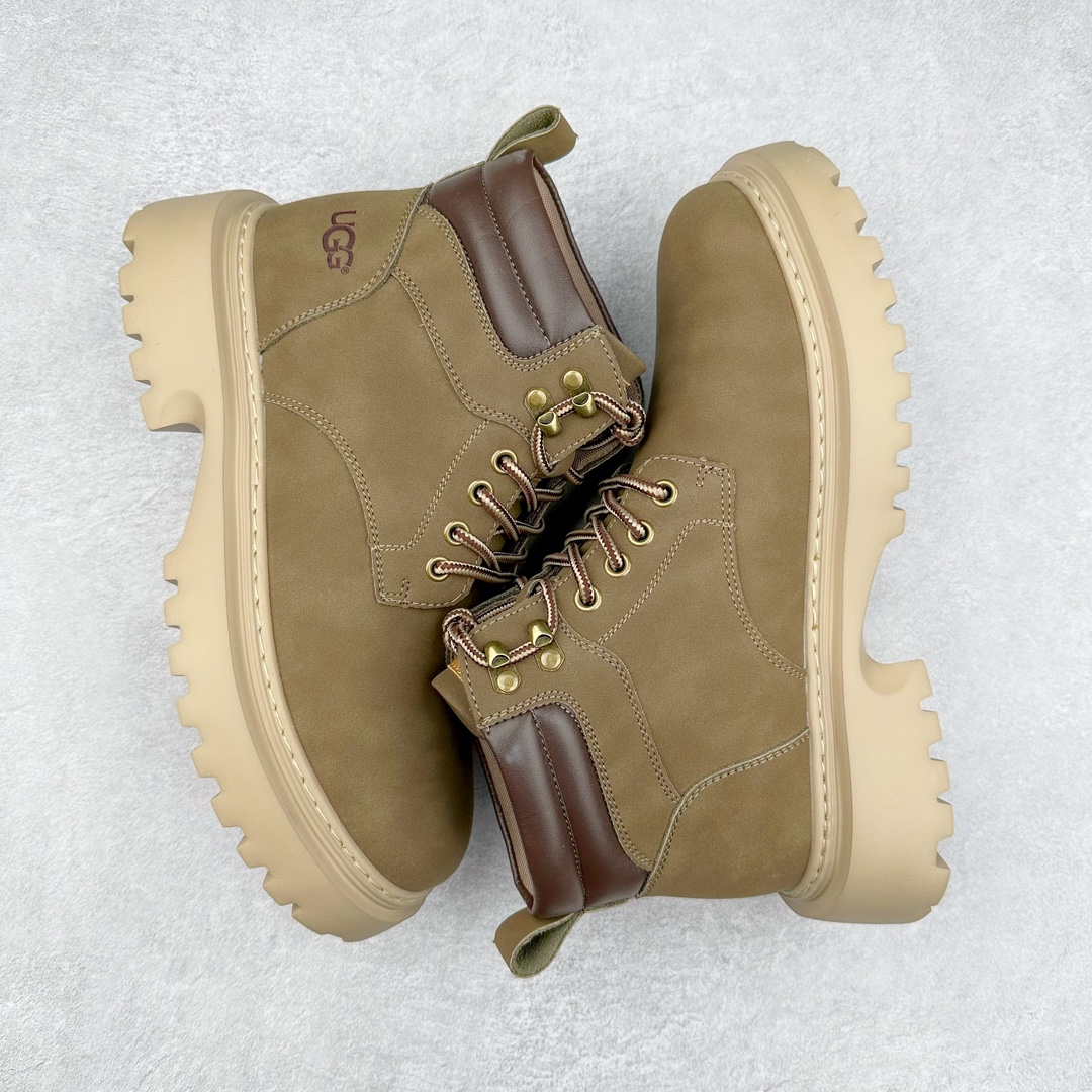 图片[3]-UGG 2024秋冬新品男士中帮休闲马丁靴系列 代购专供品质 高弹Modern 外置防滑橡塑发泡超轻大底 系带设计 穿脱十分方便 采用TPU模压定型真皮鞋面材质#EVA轻翼科技外底防滑,耐磨性和良好的弹性❗美国轻奢品牌【UGG】 M Tasman Weather Hybrid 塔斯曼混合系列中帮厚底轻量休闲马丁靴 尺码：39-44（偏大一码）-选品中心