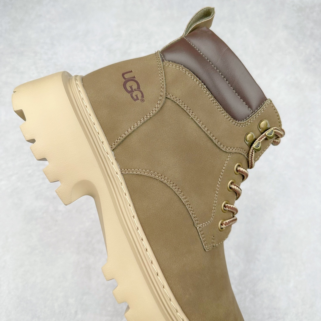 图片[6]-UGG 2024秋冬新品男士中帮休闲马丁靴系列 代购专供品质 高弹Modern 外置防滑橡塑发泡超轻大底 系带设计 穿脱十分方便 采用TPU模压定型真皮鞋面材质#EVA轻翼科技外底防滑,耐磨性和良好的弹性❗美国轻奢品牌【UGG】 M Tasman Weather Hybrid 塔斯曼混合系列中帮厚底轻量休闲马丁靴 尺码：39-44（偏大一码）-选品中心