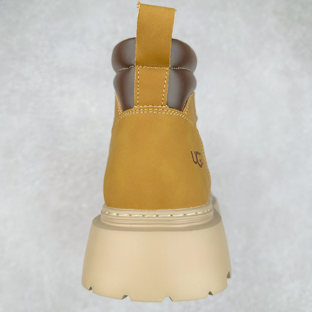 图片[8]-UGG 2024秋冬新品男士中帮休闲马丁靴系列 代购专供品质 高弹Modern 外置防滑橡塑发泡超轻大底 系带设计 穿脱十分方便 采用TPU模压定型真皮鞋面材质#EVA轻翼科技外底防滑,耐磨性和良好的弹性❗美国轻奢品牌【UGG】 M Tasman Weather Hybrid 塔斯曼混合系列中帮厚底轻量休闲马丁靴 尺码：39-44（偏大一码）-选品中心