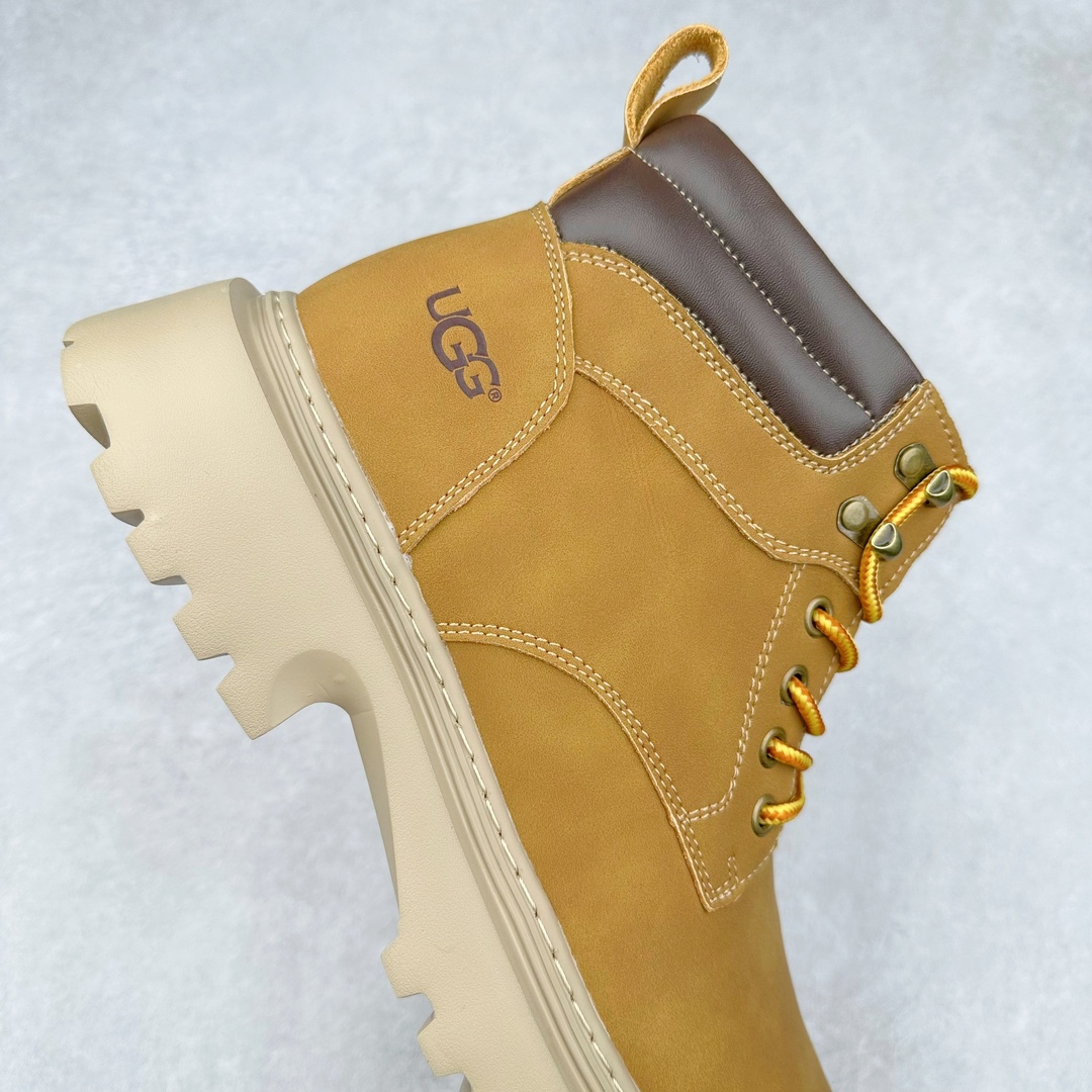 图片[6]-UGG 2024秋冬新品男士中帮休闲马丁靴系列 代购专供品质 高弹Modern 外置防滑橡塑发泡超轻大底 系带设计 穿脱十分方便 采用TPU模压定型真皮鞋面材质#EVA轻翼科技外底防滑,耐磨性和良好的弹性❗美国轻奢品牌【UGG】 M Tasman Weather Hybrid 塔斯曼混合系列中帮厚底轻量休闲马丁靴 尺码：39-44（偏大一码）-选品中心