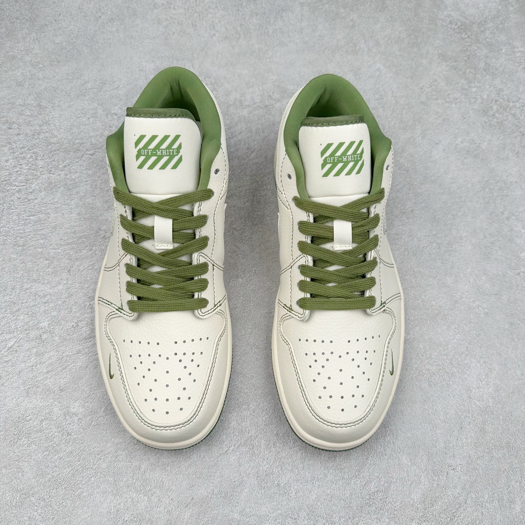 图片[2]-Air Jordan AJ1 Low 低帮系列定制配色 CF3688-021 原厂内置气垫魔块 A模大底 头层小牛皮 鞋舌AJ原厂专用牛津布+AJ专用反口珍珠布+原厂无杂质高弹内里海棉+特殊封边弹力鞋带 尺码：36 36.5 37.5 38 38.5 39 40 40.5 41 42 42.5 43 44 44.5 45 46-选品中心