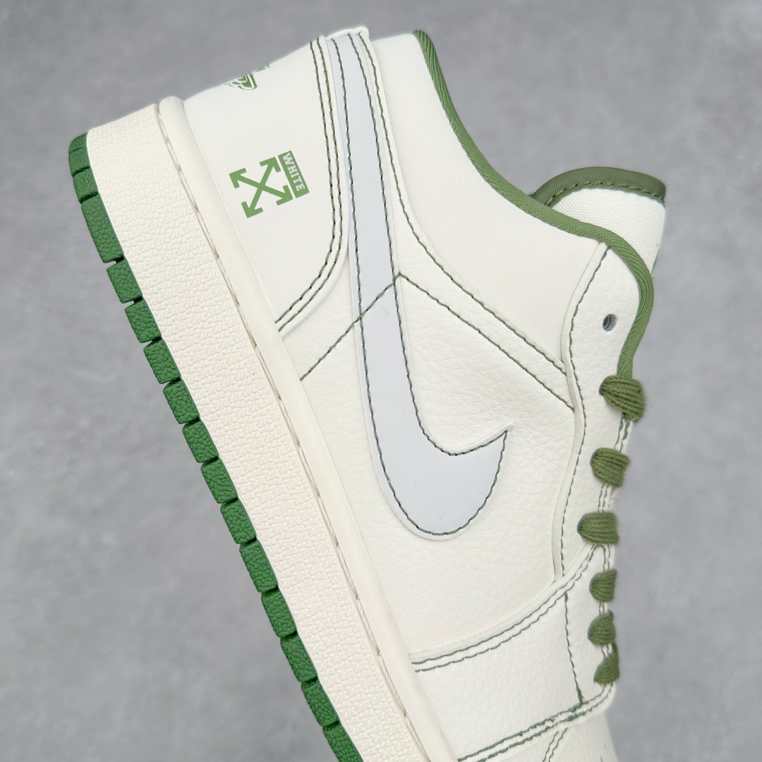 图片[6]-Air Jordan AJ1 Low 低帮系列定制配色 CF3688-021 原厂内置气垫魔块 A模大底 头层小牛皮 鞋舌AJ原厂专用牛津布+AJ专用反口珍珠布+原厂无杂质高弹内里海棉+特殊封边弹力鞋带 尺码：36 36.5 37.5 38 38.5 39 40 40.5 41 42 42.5 43 44 44.5 45 46-选品中心