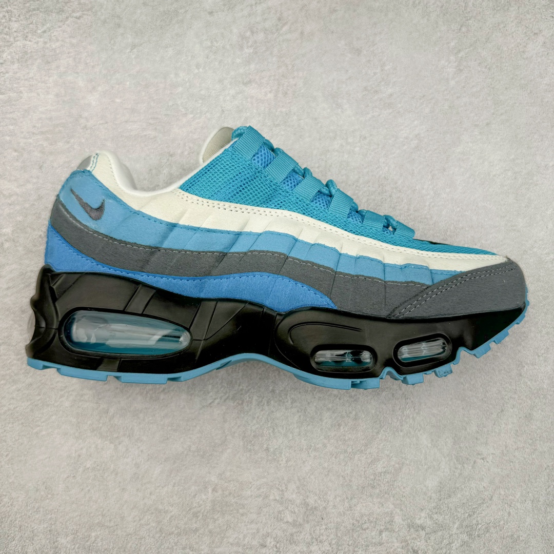 ＃WM NK Air Max 95 复古减震气垫跑鞋 FV4710-803 经典重温 外单专供大厂出品 品质稳定 一百余色 终端操作 鞋款设计灵感源于人体构造 中底设计基于人体的脊柱构造 是整体设计的核心 尼龙孔眼代表了肋骨 而分层式面板和网眼象征着肌肉纤维和肉体组织 Air Max 95采用了两个独立的吹塑成型的Air-Sole单元 并首次在前掌使用可视化气垫设计 Swoosh logo夜当作一个 点符号放在了鞋子的后帮位置 20年的发展让 AIR MAX 95有了不同的故事 20年后再度面向世人的时候 焕然一新的面貌 让人有了另外一种清新脱俗的感觉 尺码：36 37.5 38 39 40 41 42 43 44 45 46-选品中心