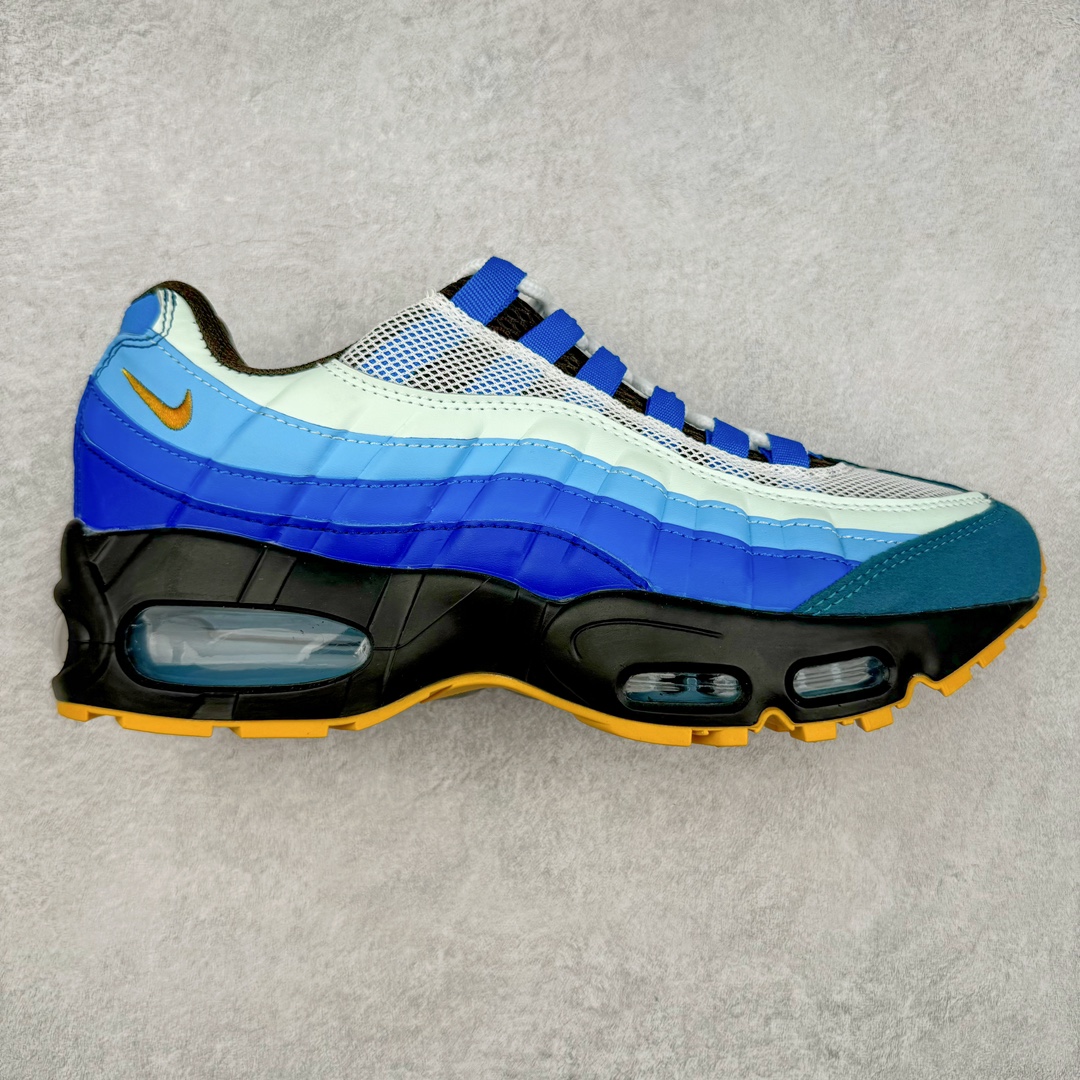 ＃WM NK Air Max 95 复古减震气垫跑鞋 FV4710-805 经典重温 外单专供大厂出品 品质稳定 一百余色 终端操作 鞋款设计灵感源于人体构造 中底设计基于人体的脊柱构造 是整体设计的核心 尼龙孔眼代表了肋骨 而分层式面板和网眼象征着肌肉纤维和肉体组织 Air Max 95采用了两个独立的吹塑成型的Air-Sole单元 并首次在前掌使用可视化气垫设计 Swoosh logo夜当作一个 点符号放在了鞋子的后帮位置 20年的发展让 AIR MAX 95有了不同的故事 20年后再度面向世人的时候 焕然一新的面貌 让人有了另外一种清新脱俗的感觉 尺码：36 37.5 38 39 40 41 42 43 44 45 46-选品中心