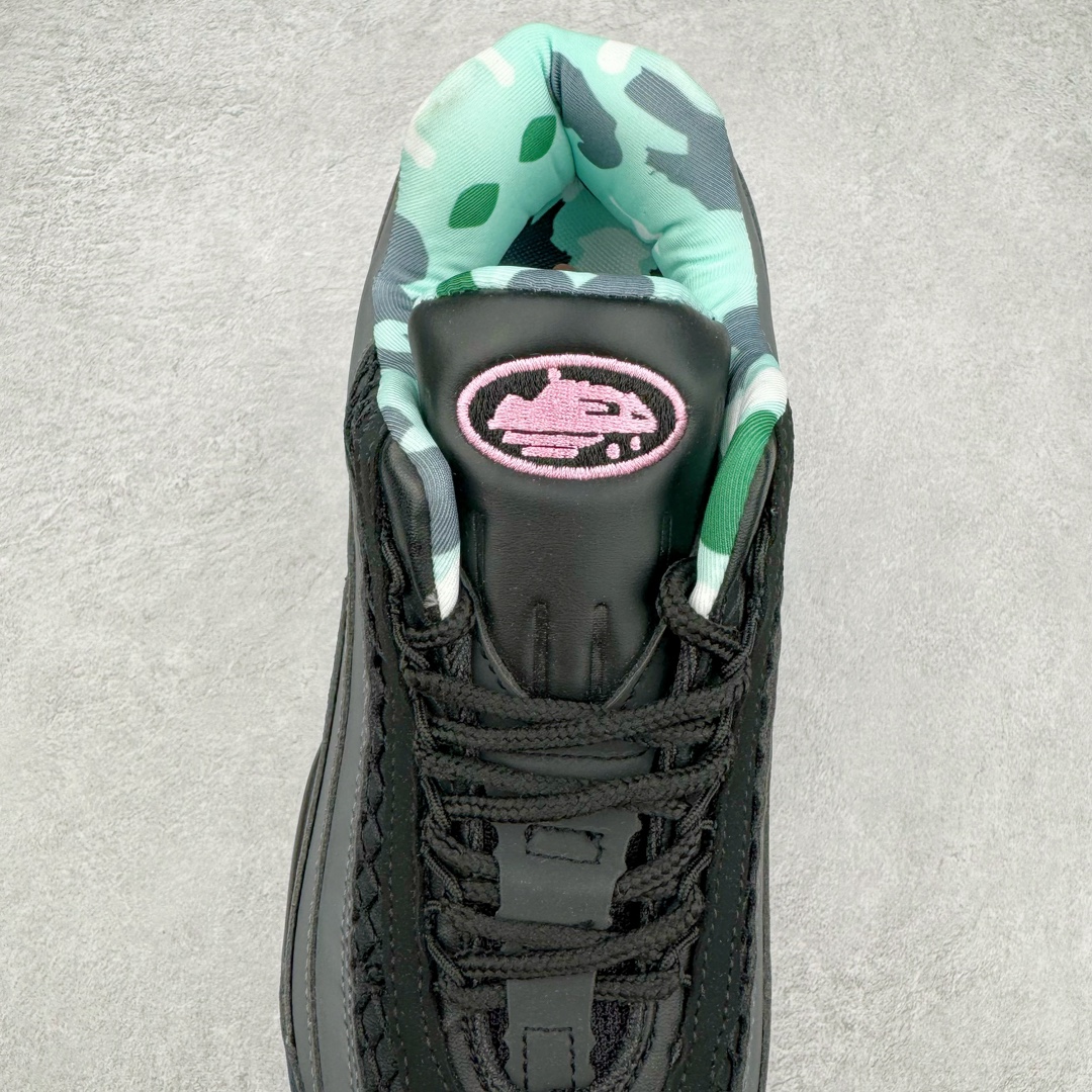 图片[5]-＃WM NK Air Max 95 复古减震气垫跑鞋 FB2709-001 经典重温 外单专供大厂出品 品质稳定 一百余色 终端操作 鞋款设计灵感源于人体构造 中底设计基于人体的脊柱构造 是整体设计的核心 尼龙孔眼代表了肋骨 而分层式面板和网眼象征着肌肉纤维和肉体组织 Air Max 95采用了两个独立的吹塑成型的Air-Sole单元 并首次在前掌使用可视化气垫设计 Swoosh logo夜当作一个 点符号放在了鞋子的后帮位置 20年的发展让 AIR MAX 95有了不同的故事 20年后再度面向世人的时候 焕然一新的面貌 让人有了另外一种清新脱俗的感觉 尺码：36 37.5 38 39 40 41 42 43 44 45 46-选品中心