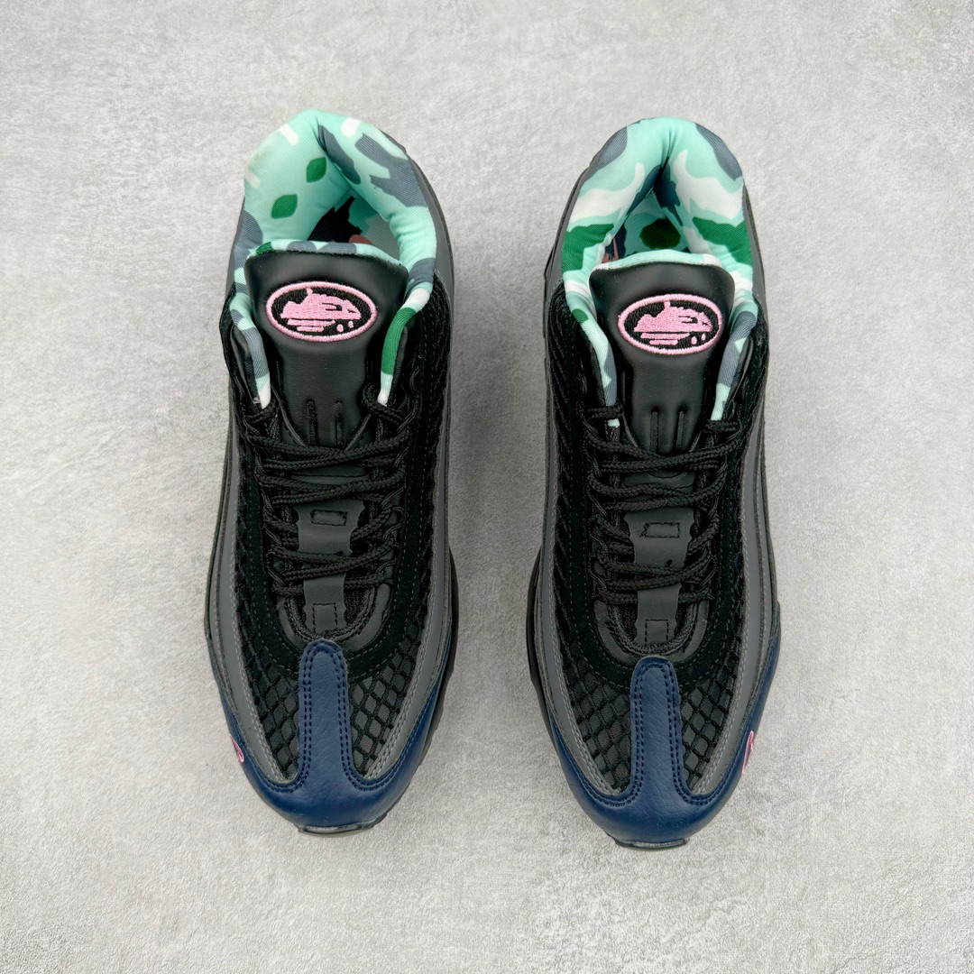 图片[2]-＃WM NK Air Max 95 复古减震气垫跑鞋 FB2709-001 经典重温 外单专供大厂出品 品质稳定 一百余色 终端操作 鞋款设计灵感源于人体构造 中底设计基于人体的脊柱构造 是整体设计的核心 尼龙孔眼代表了肋骨 而分层式面板和网眼象征着肌肉纤维和肉体组织 Air Max 95采用了两个独立的吹塑成型的Air-Sole单元 并首次在前掌使用可视化气垫设计 Swoosh logo夜当作一个 点符号放在了鞋子的后帮位置 20年的发展让 AIR MAX 95有了不同的故事 20年后再度面向世人的时候 焕然一新的面貌 让人有了另外一种清新脱俗的感觉 尺码：36 37.5 38 39 40 41 42 43 44 45 46-选品中心